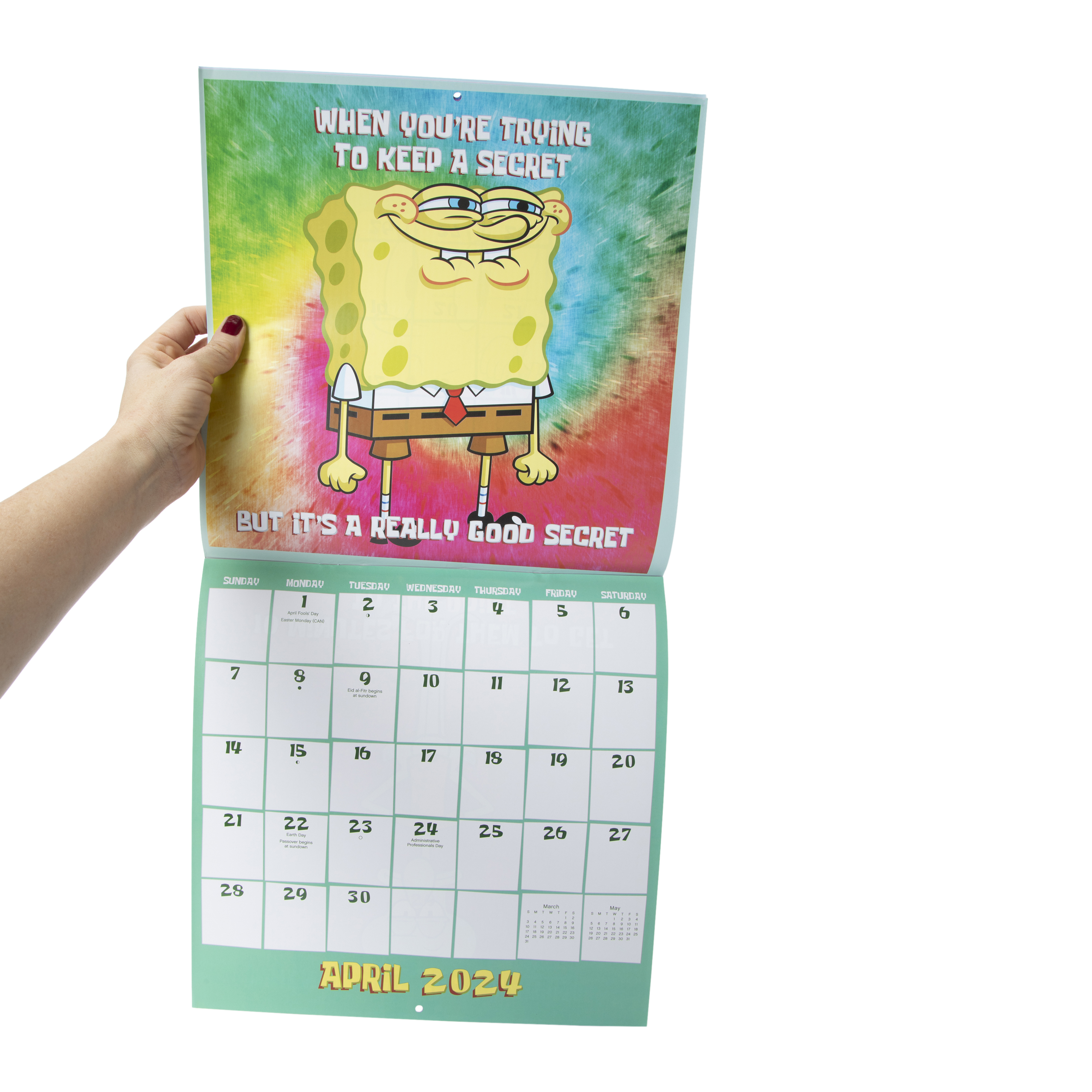 fandom-2024-wall-calendar-16-month-five-below