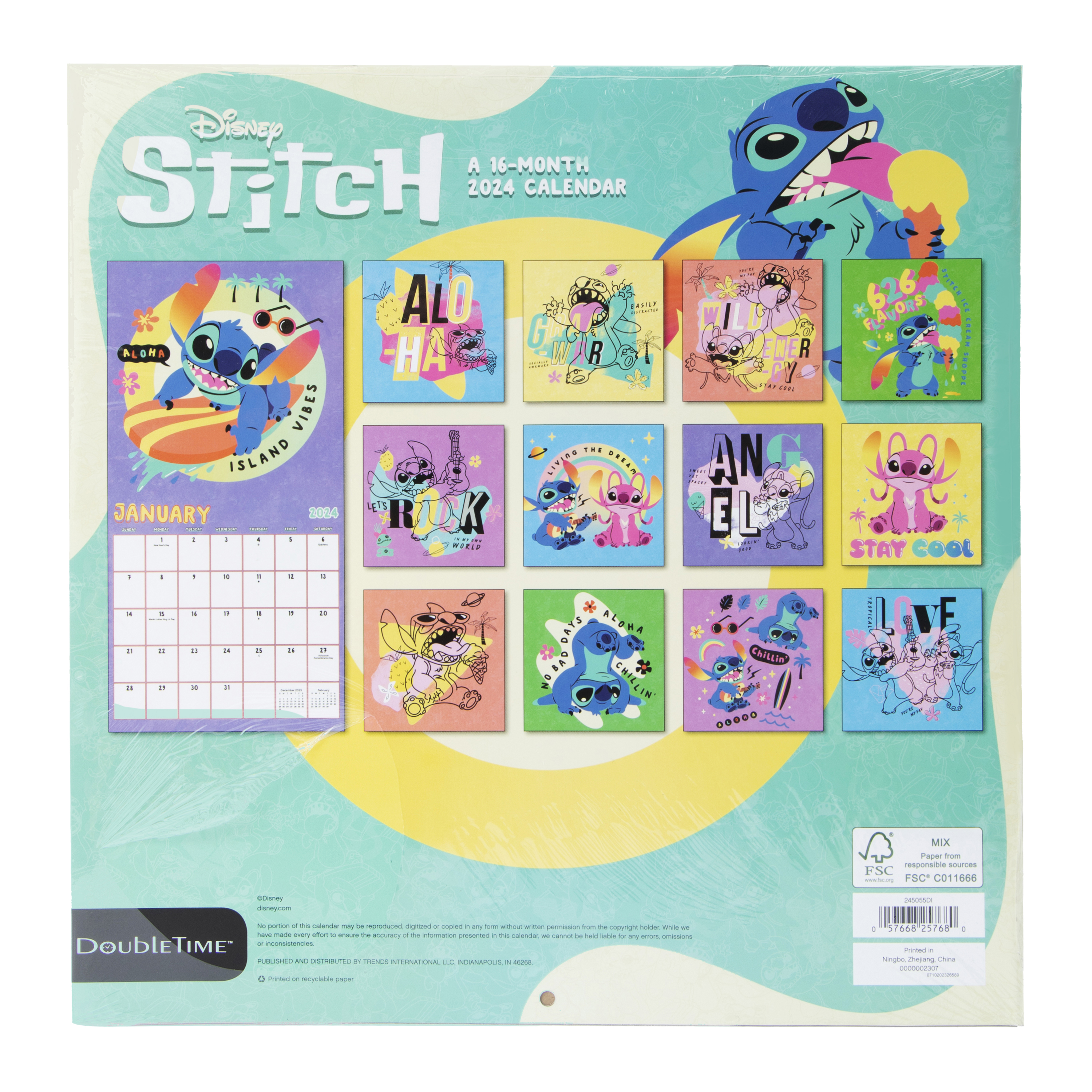 Fandom 2024 Wall Calendar 16-Month | Five Below