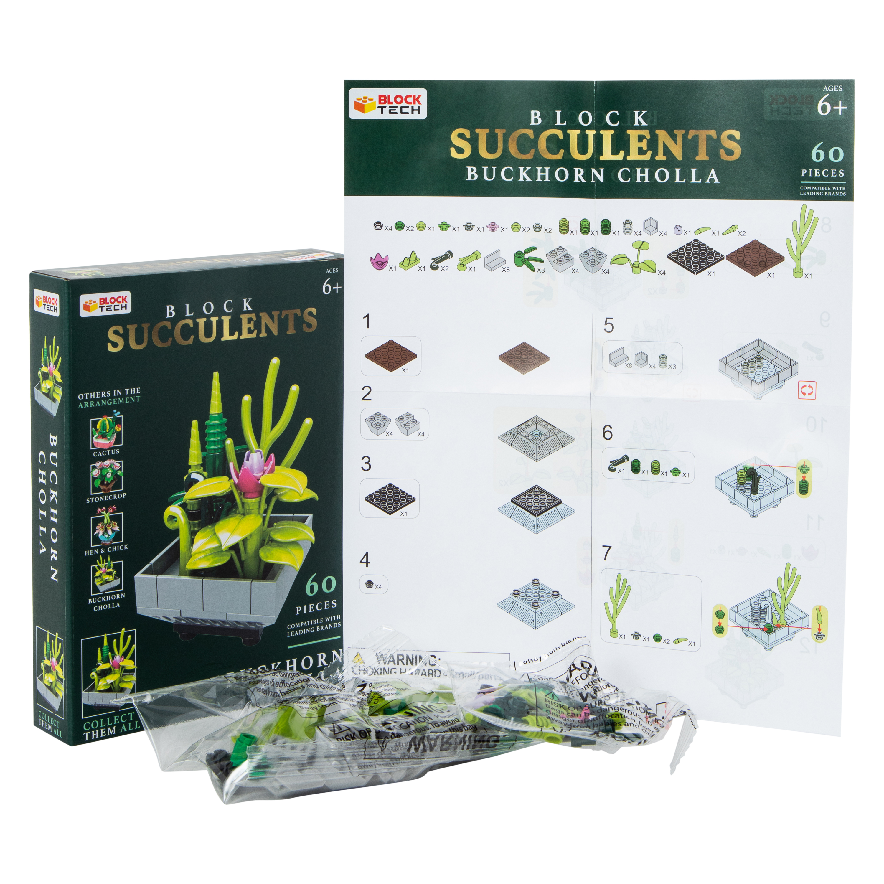 Block Tech® Succulents Set