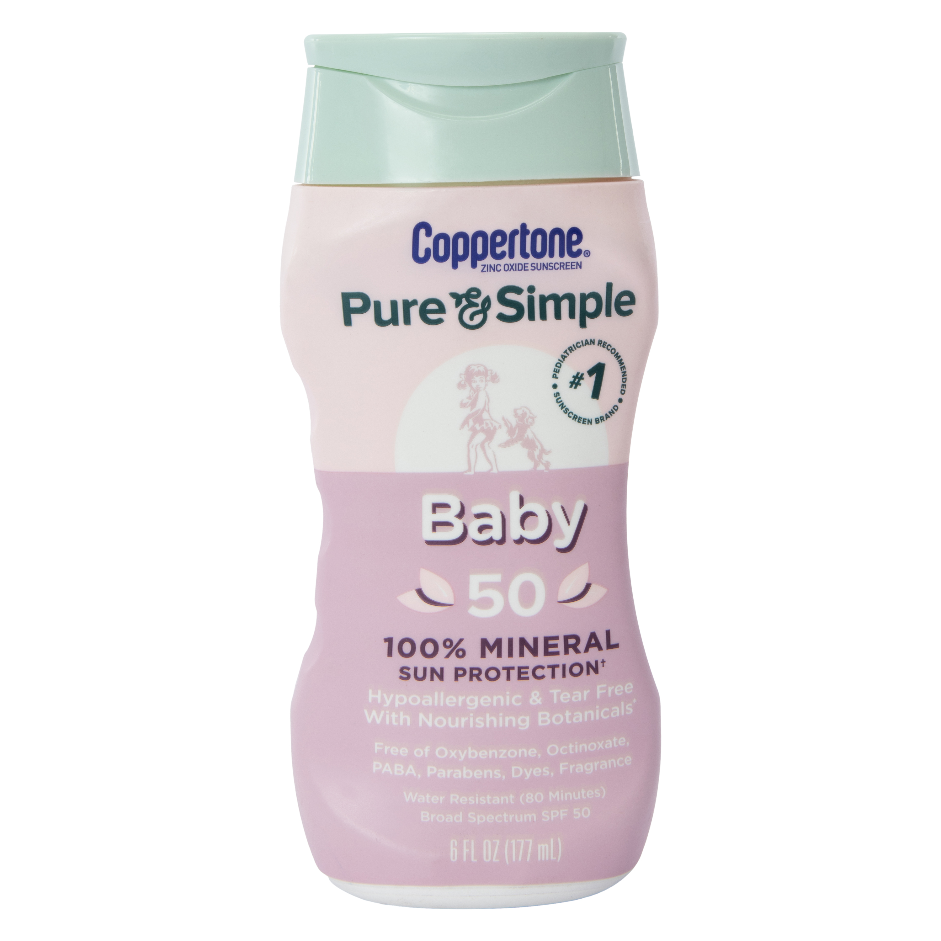 Coppertone® Pure & Simple Baby SPF 50 Sunscreen 6oz