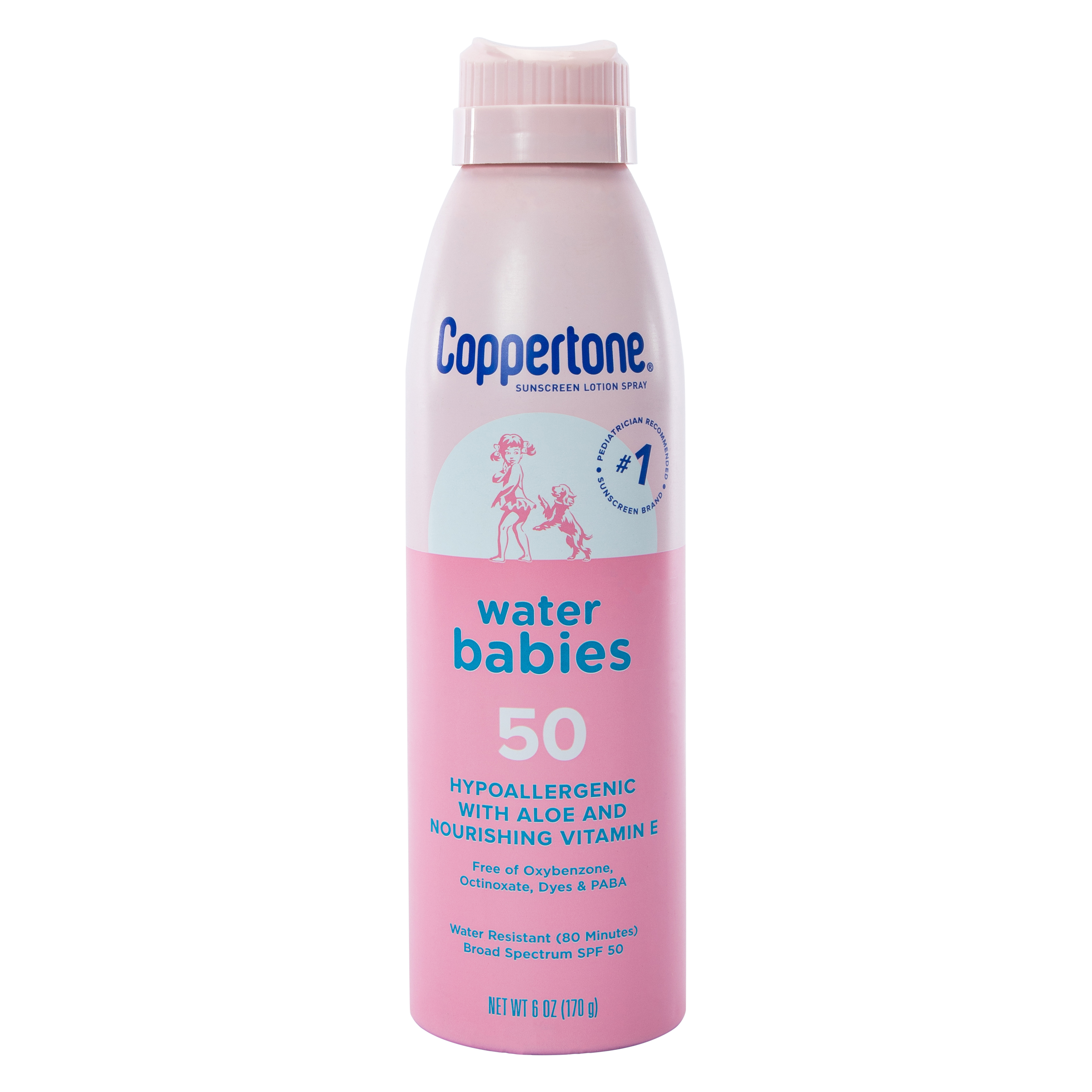 Coppertone® SPF 50 Water Babies Sunscreen Lotion Spray 6oz