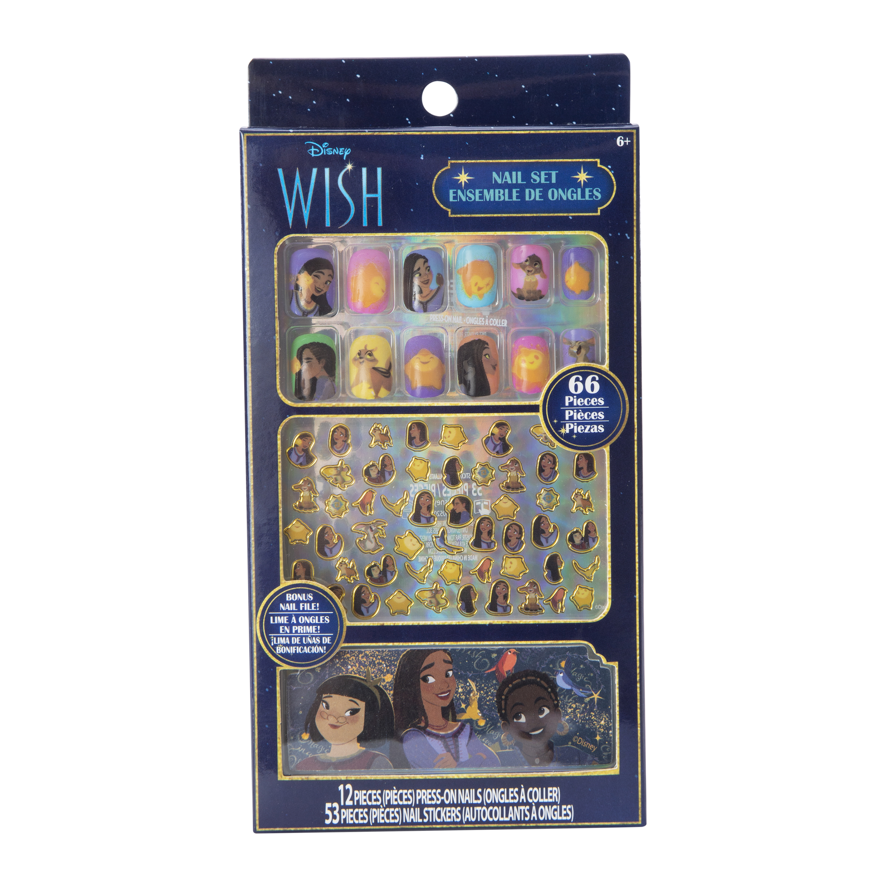 Disney Wish Nail 66-Piece Set