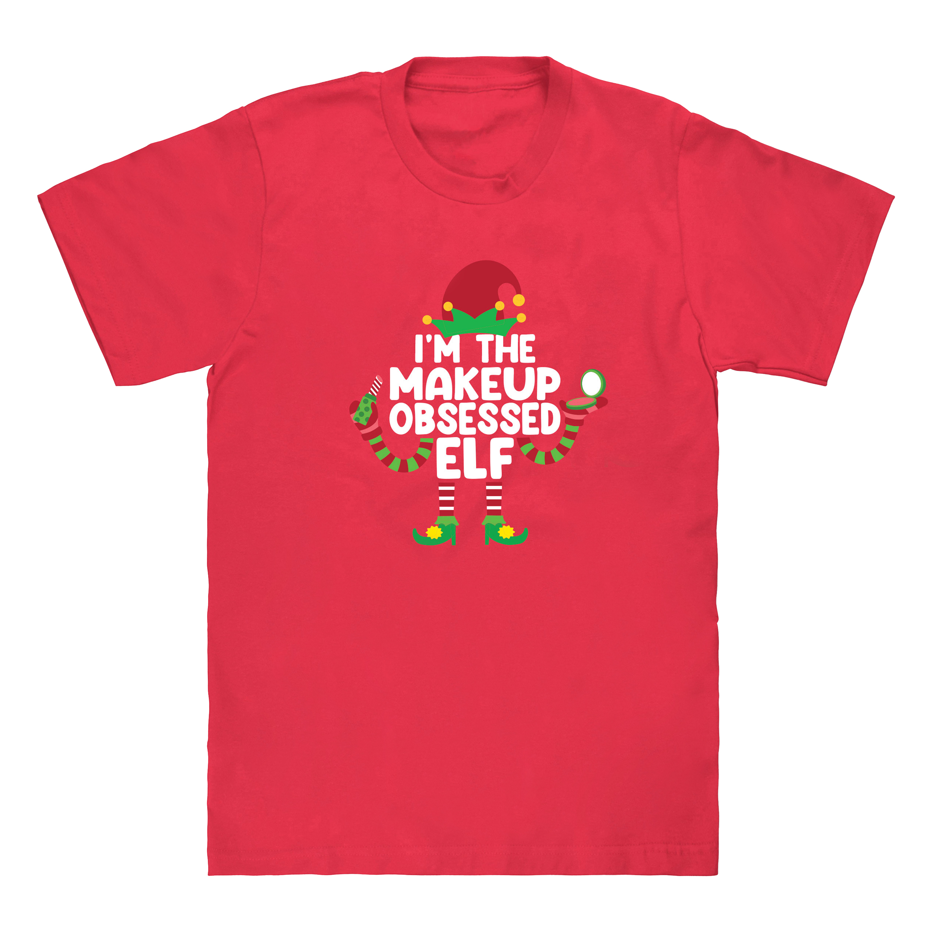 Makeup Elf Family Christmas Graphic Tee