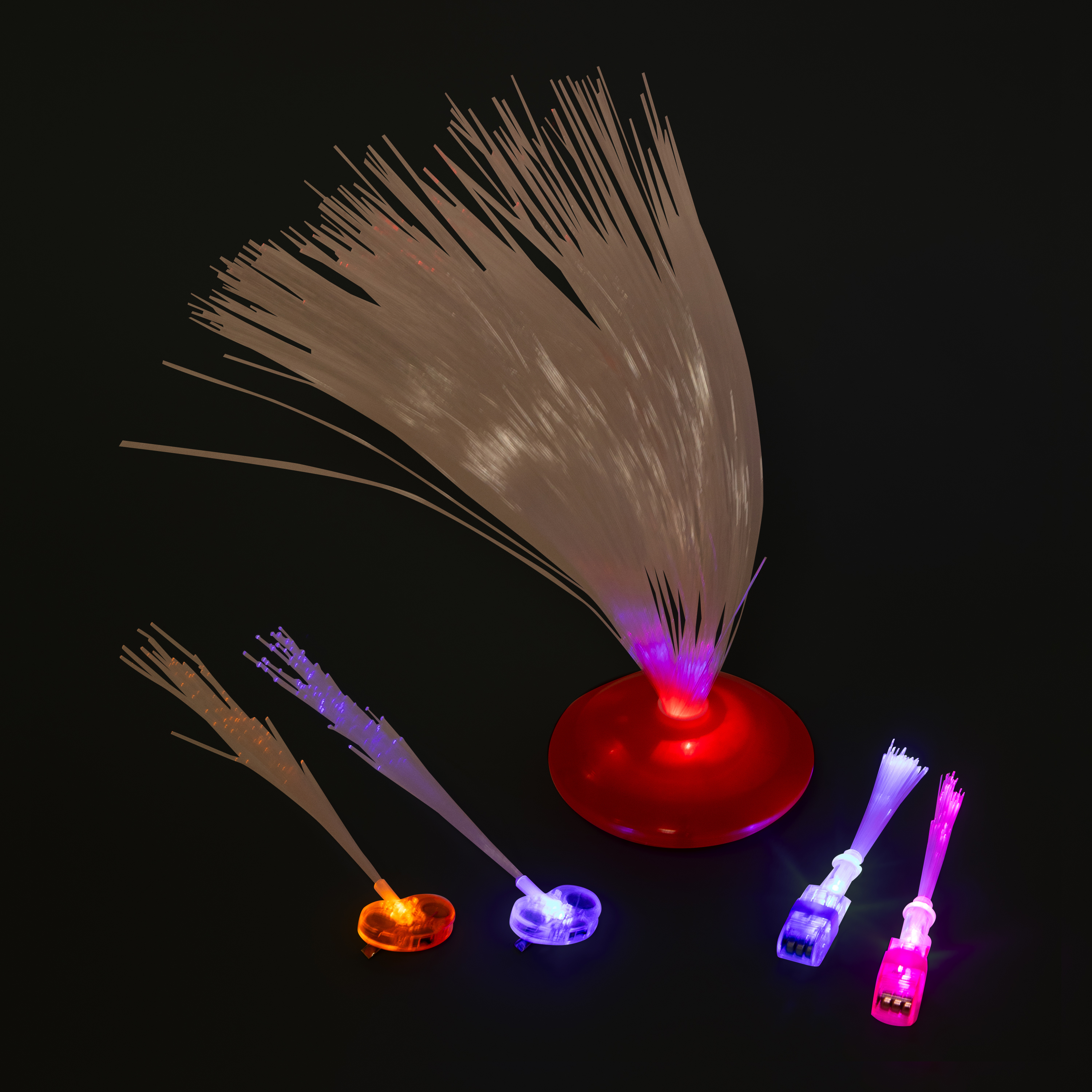 Neon Fiber Optics Set 7-Piece