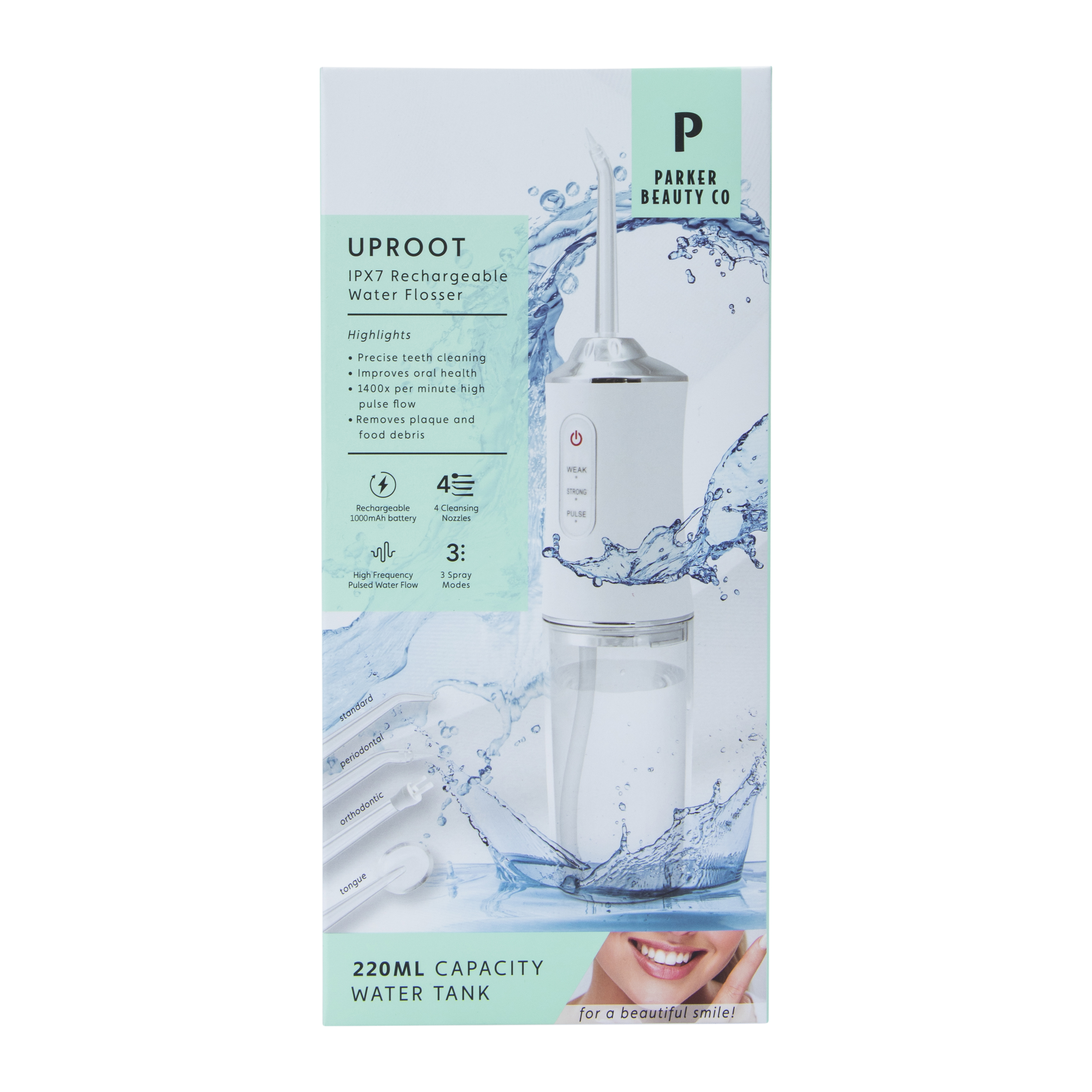 Uproot IPx7 Rechargeable Water Flosser