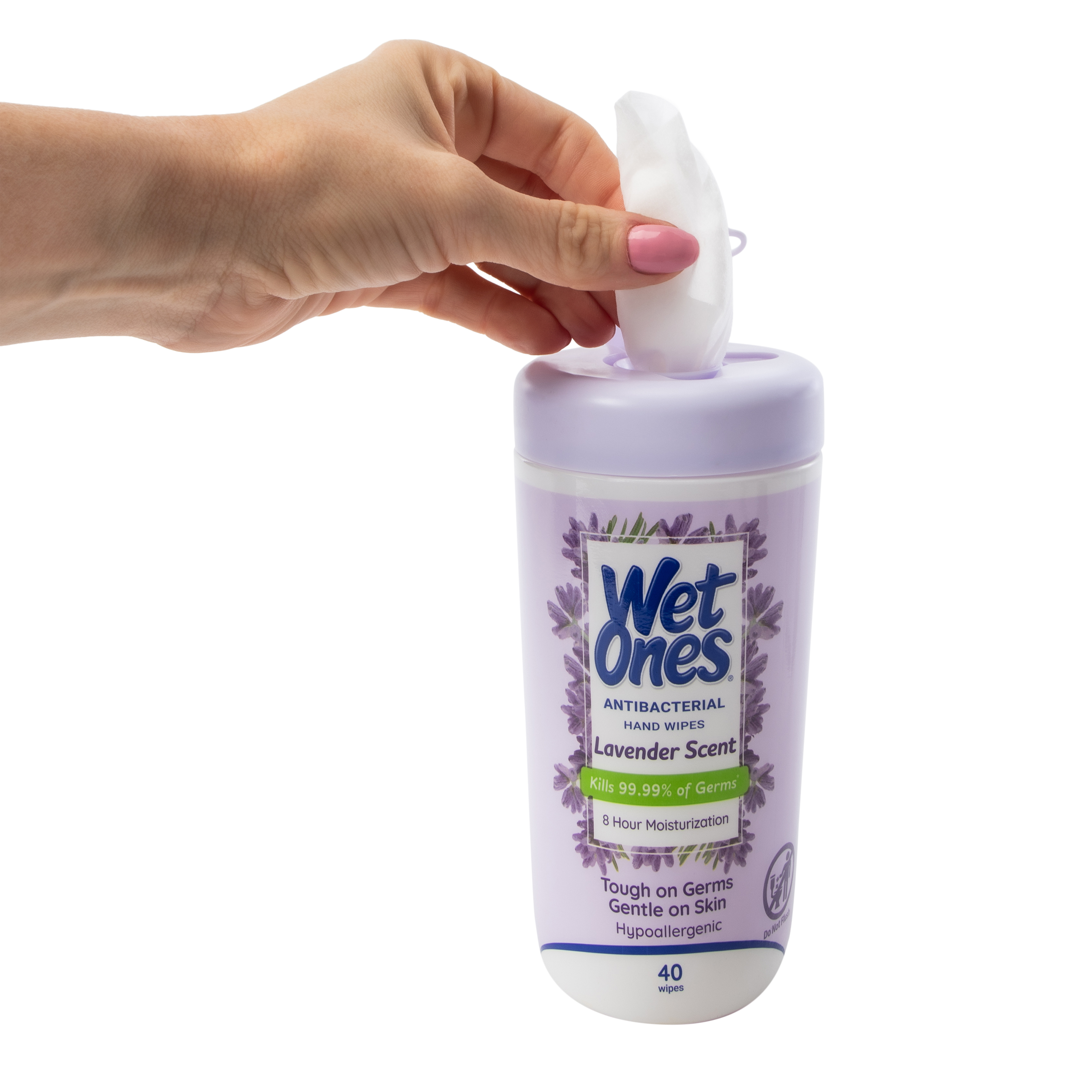 Wet Ones® Tropical Splash Antibacterial Hand Wipes -Count