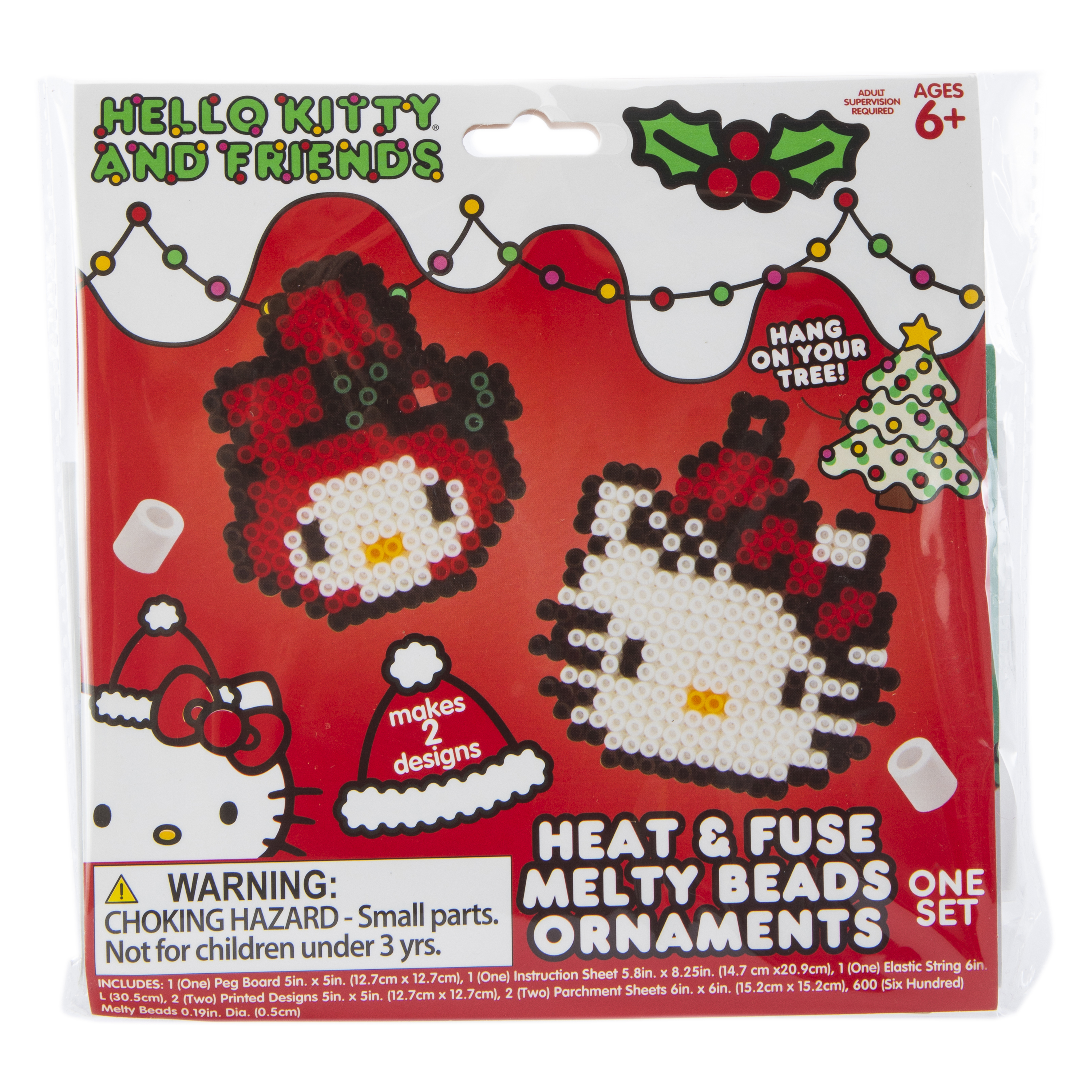 Hello Kitty And Friends® Heat Fuse Melty Beads Ornament Kit