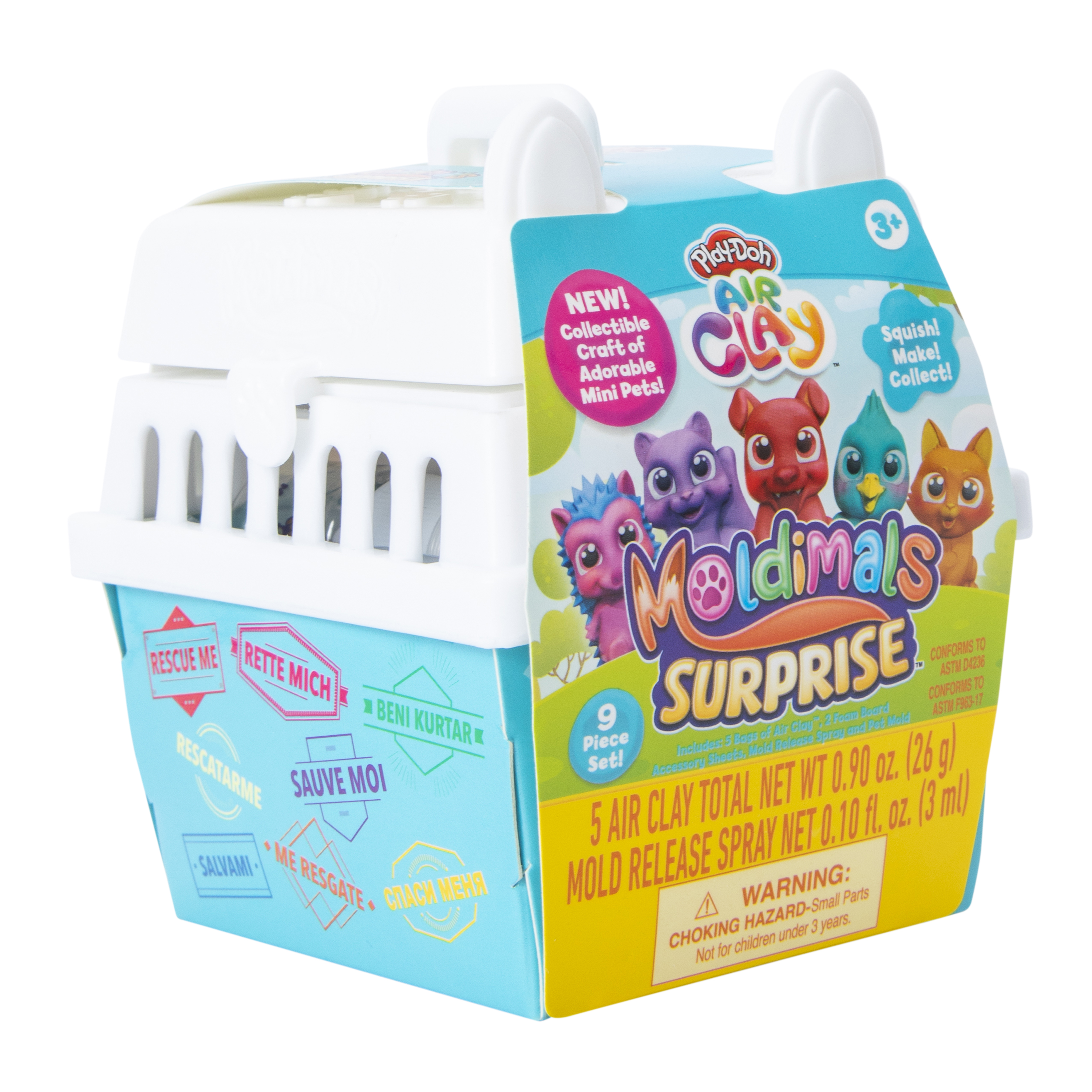 Play-Doh® Air Clay™ Moldimals Surprise™ 9-Piece Set