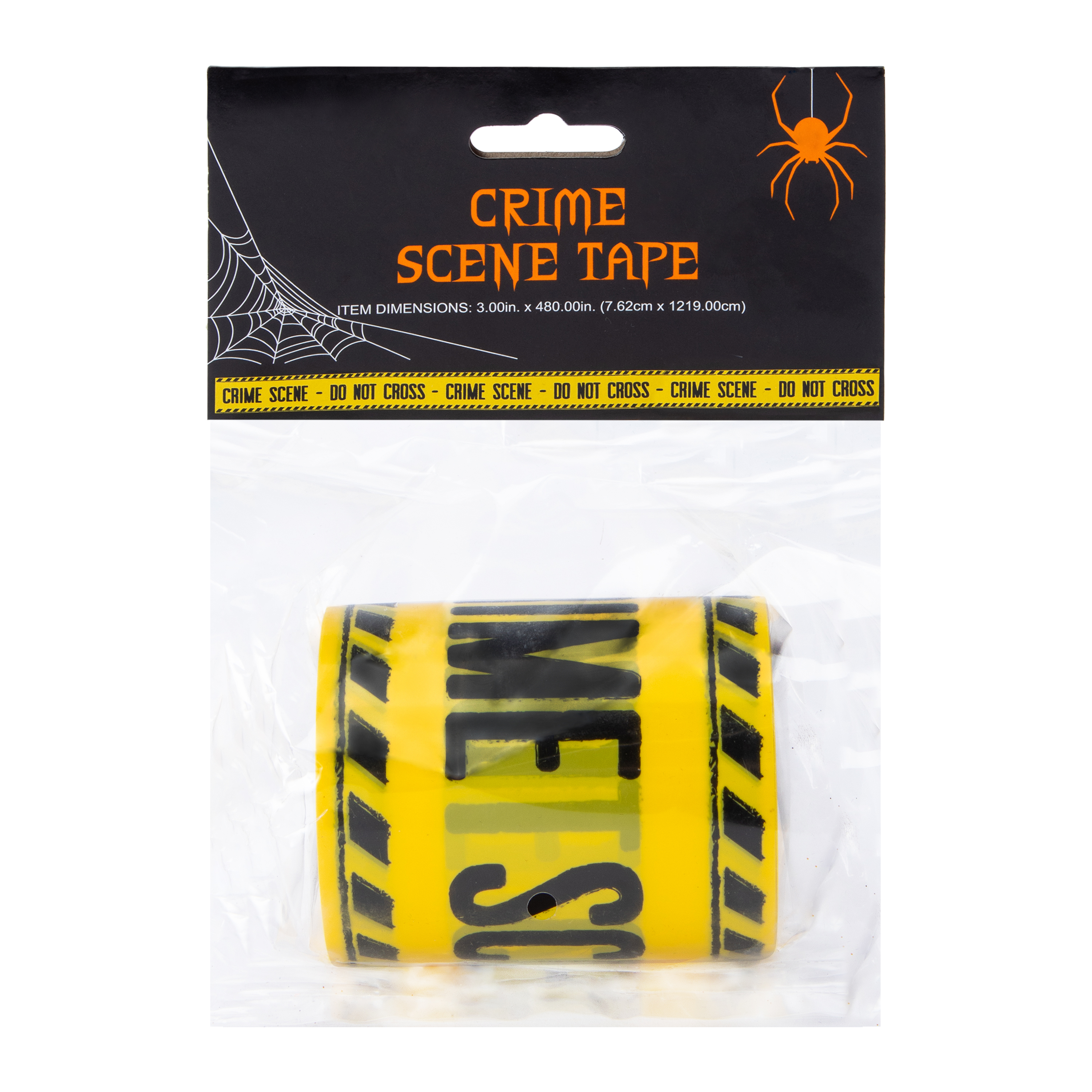 Crime Scene Tape Halloween Decor 3in x 480in
