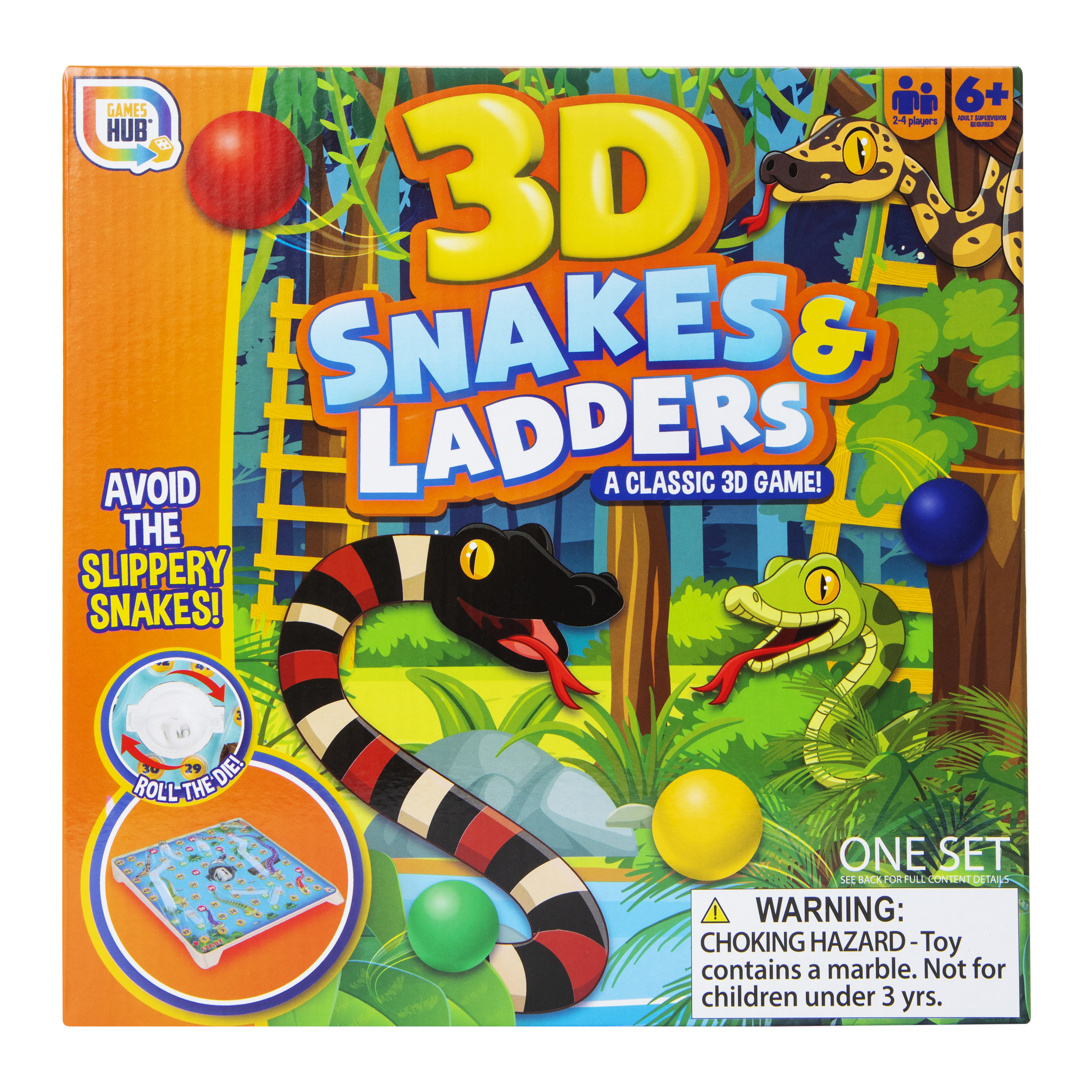 3D Snakes & Ladders™ Board Game