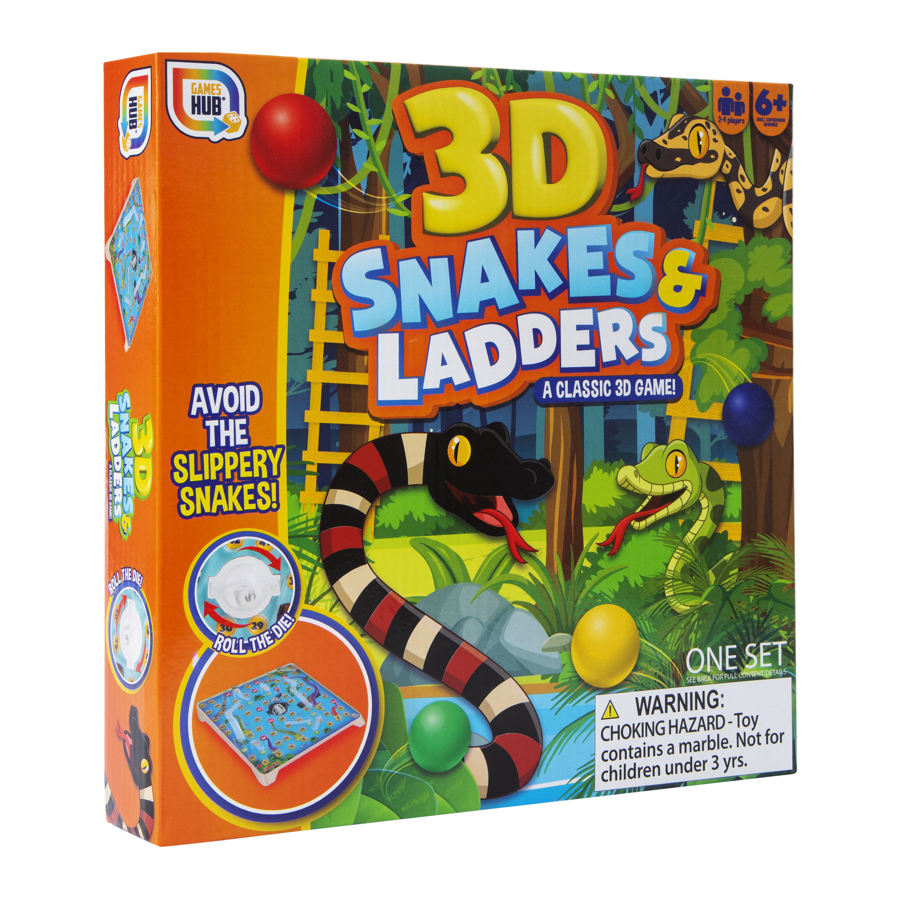 3D Snakes & Ladders™ Board Game