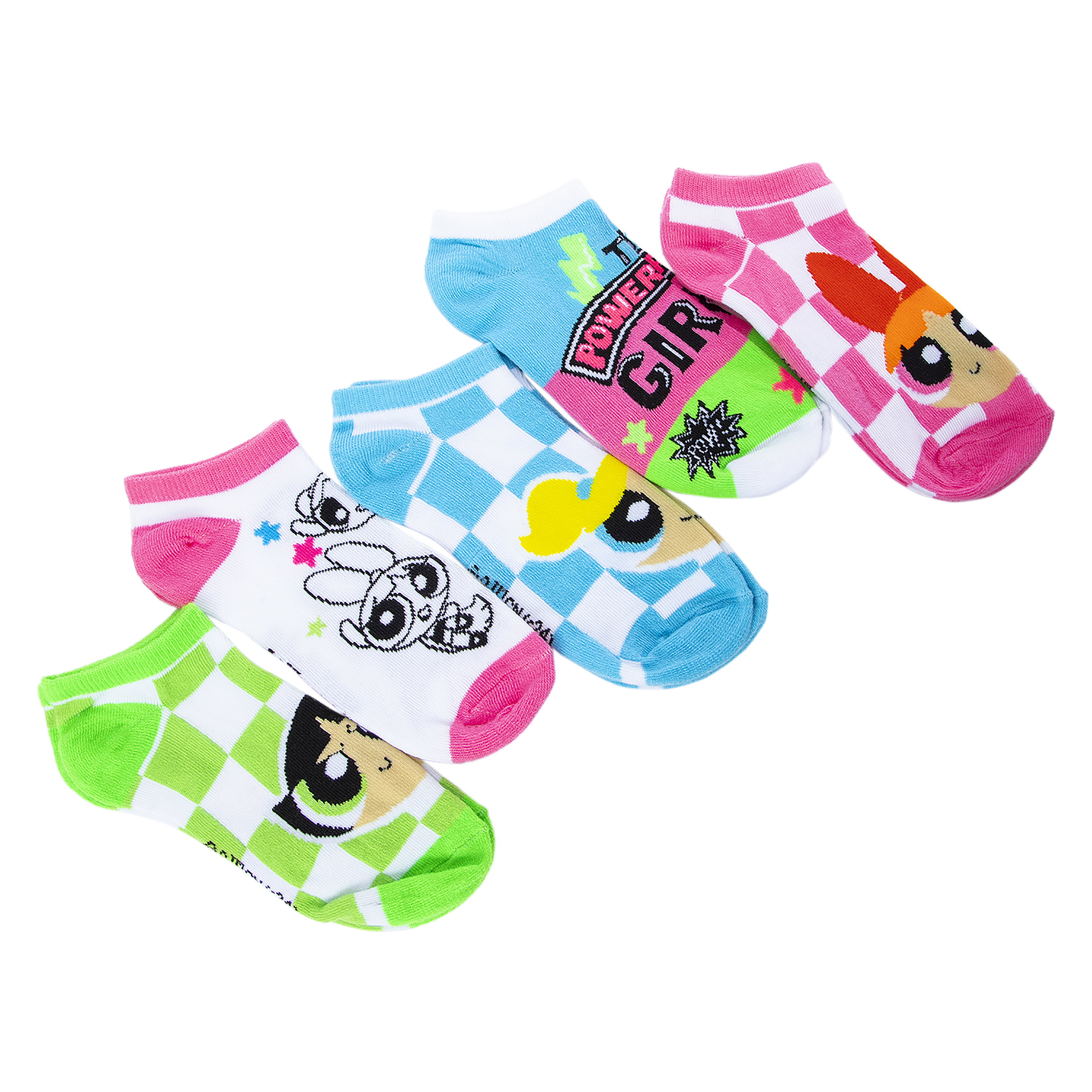 The Powerpuff Girls™ Ladies Ankle Socks 5-Pack