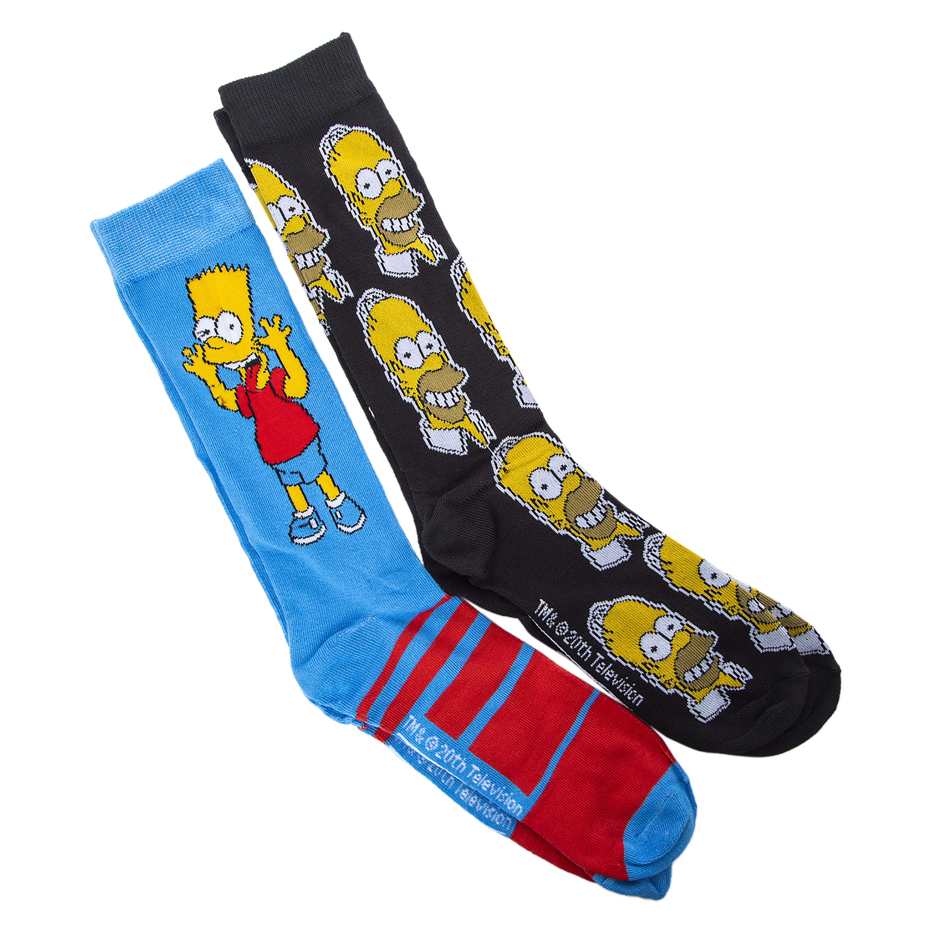 The Simpsons™ Mens Crew Socks 2-Pack