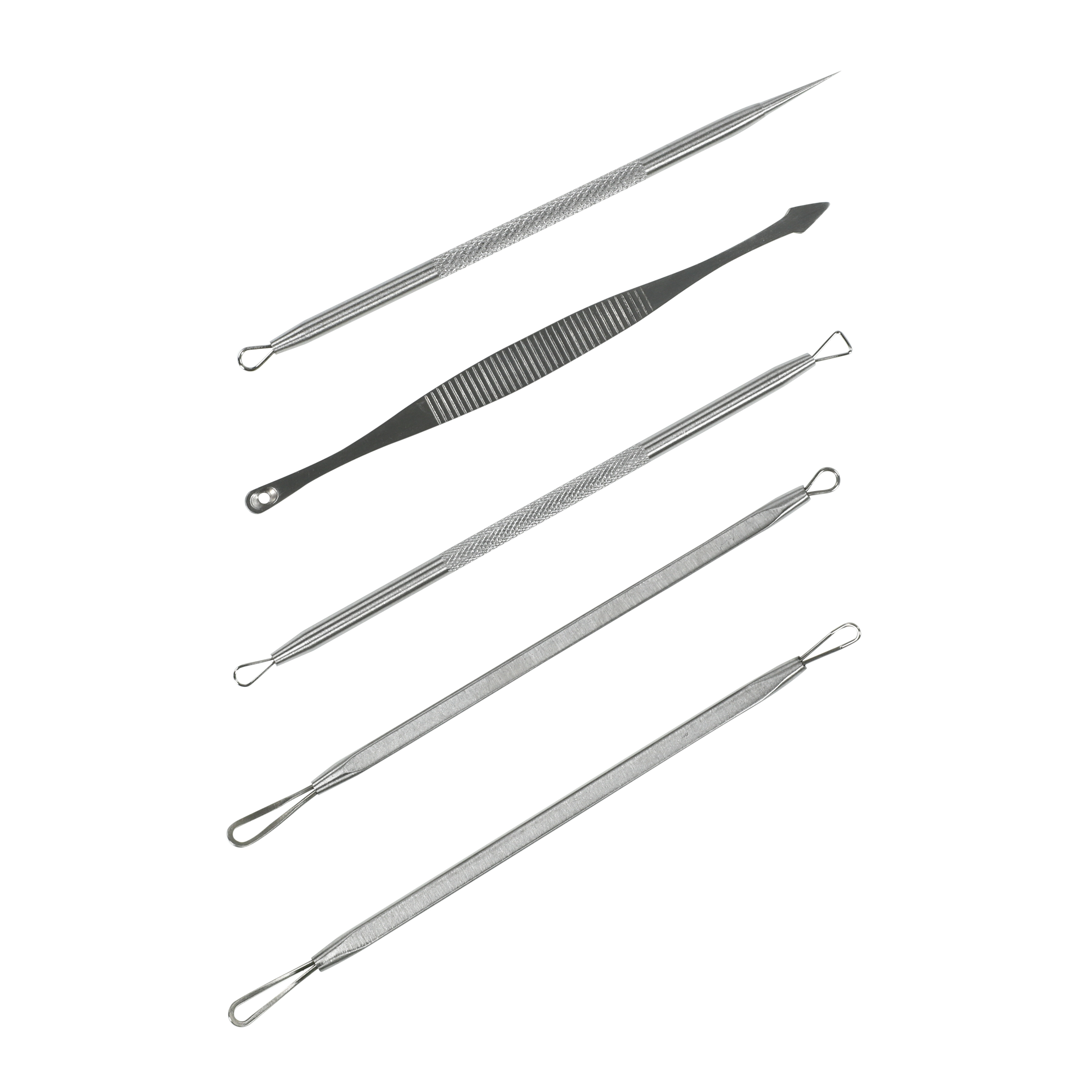 Stainless Steel Pore Extractors 5-Piece