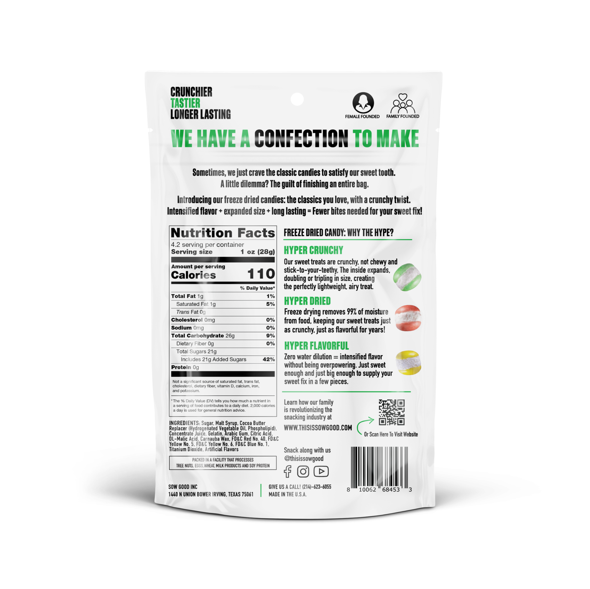 Freeze Dried Sweet Bites 4oz - Sow Good™