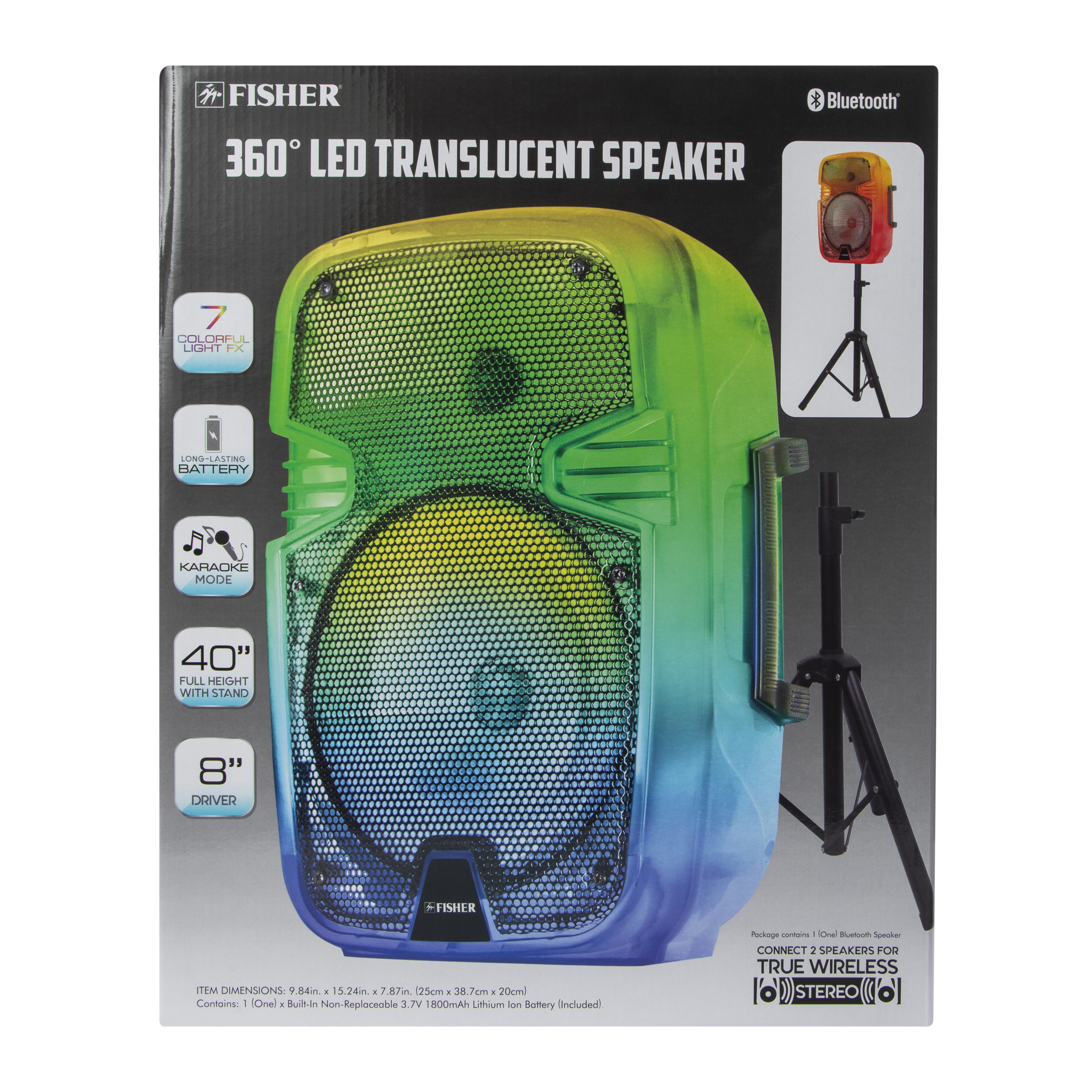 360 Degree LED Translucent Speaker