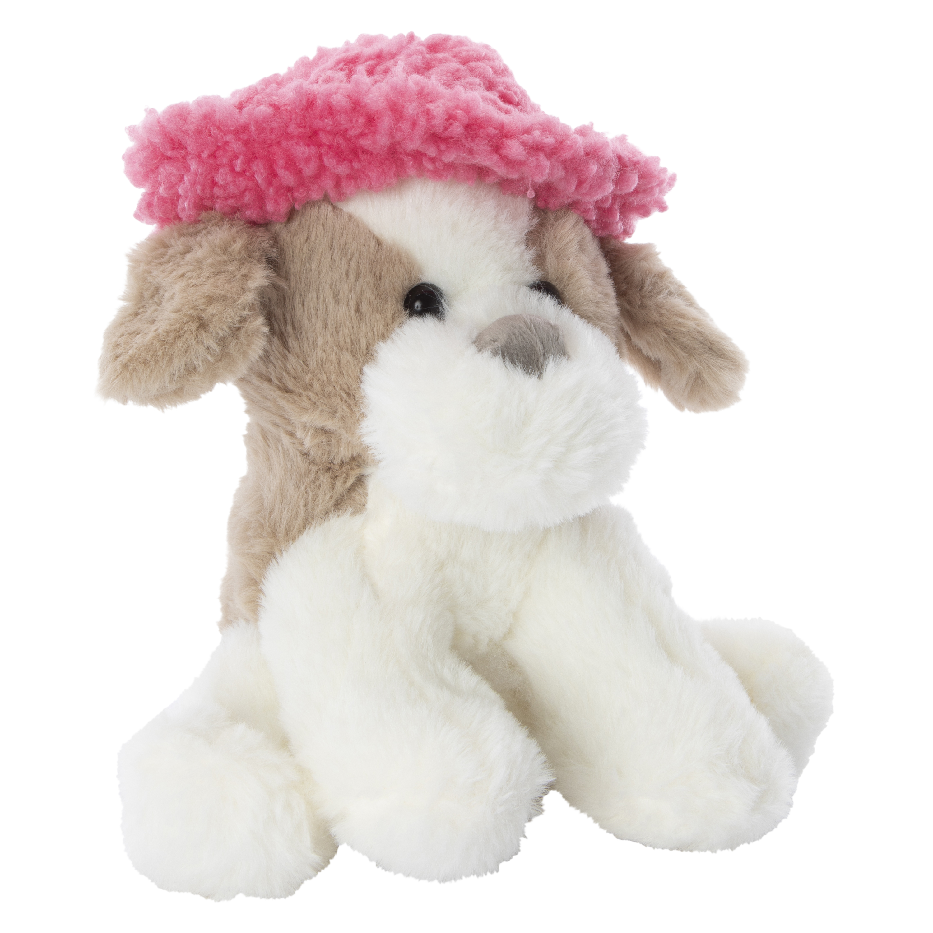 Dog With Bucket Hat Plush 8.5in