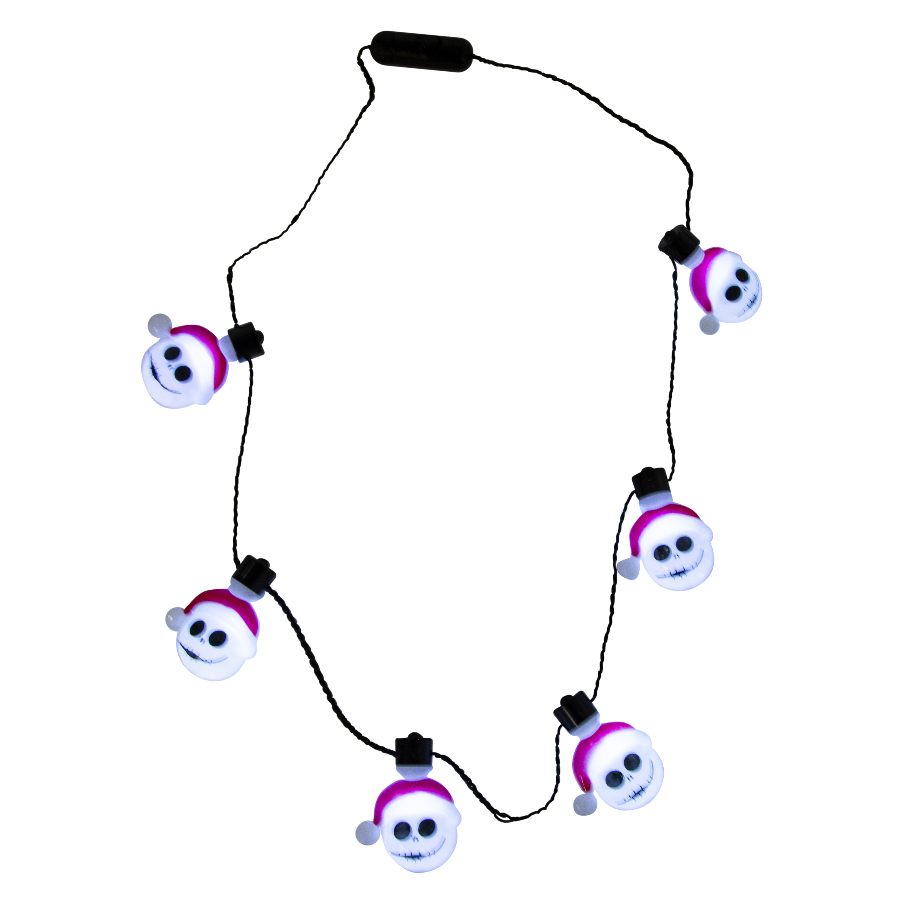 Disney Mickey Mouse Christmas Lights Bulbs Necklace Festive Colorful Nice!  | eBay