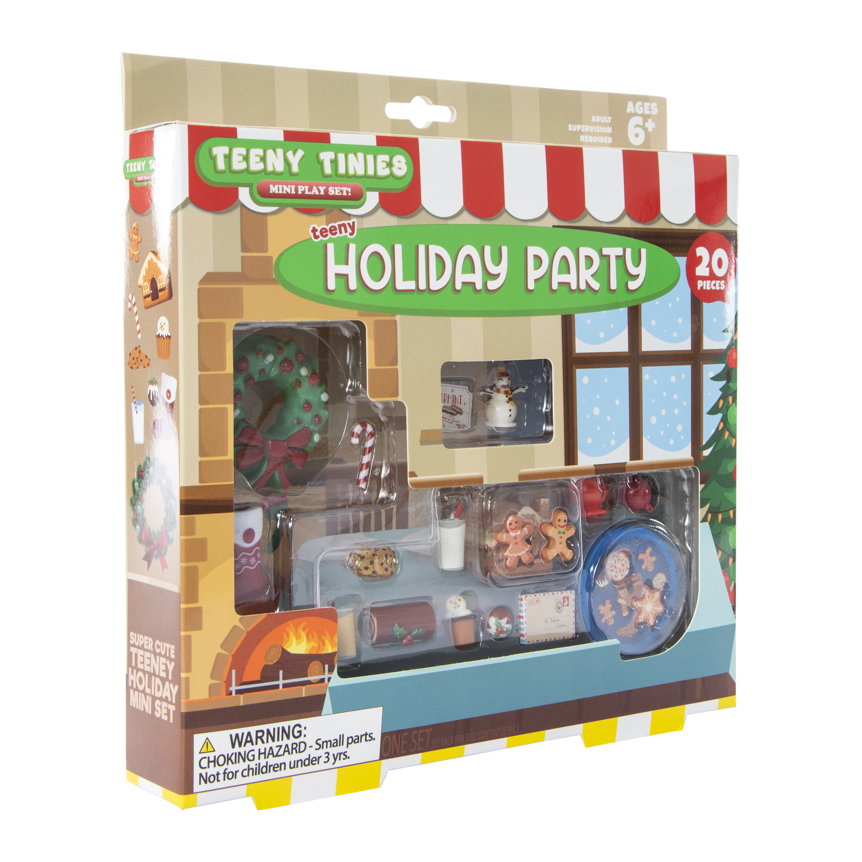 Five Below Teeny Tinies Holiday Party 20-Piece Play Set at