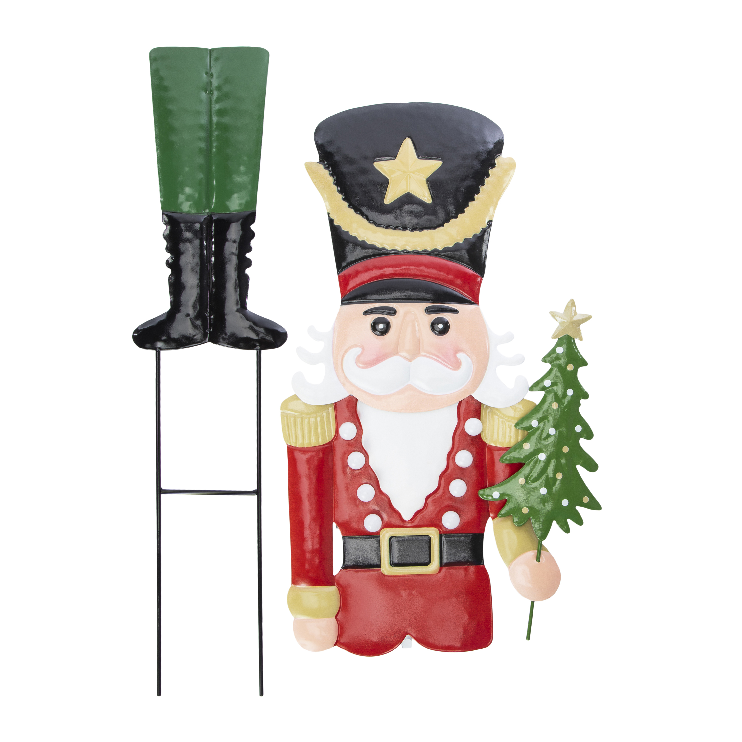 Holiday Nutcracker LED Stake 40in