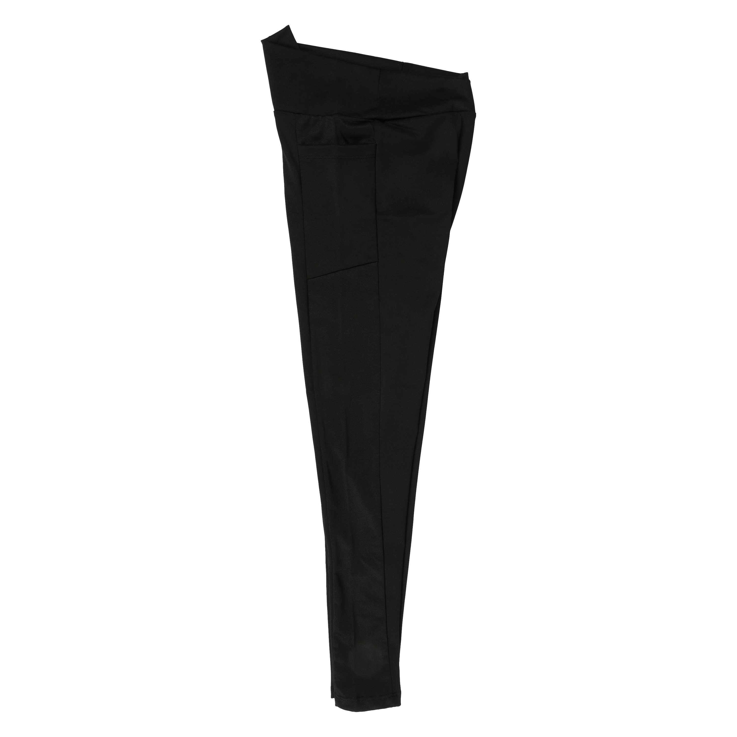 black crossover leggings