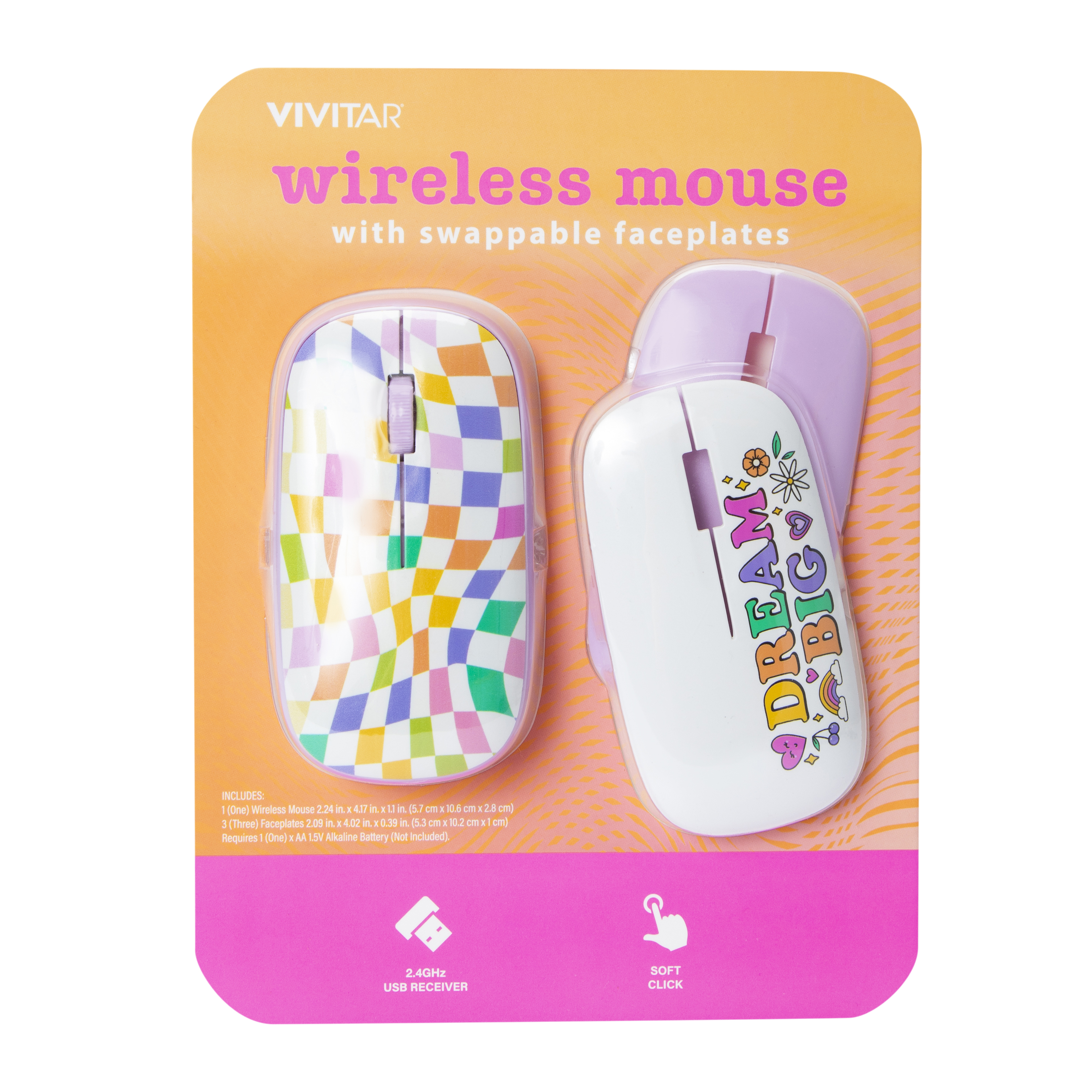 Wireless Mouse With Swappable Faceplates | Five Below Wireless Mouse With Swappable Faceplates | Five Below