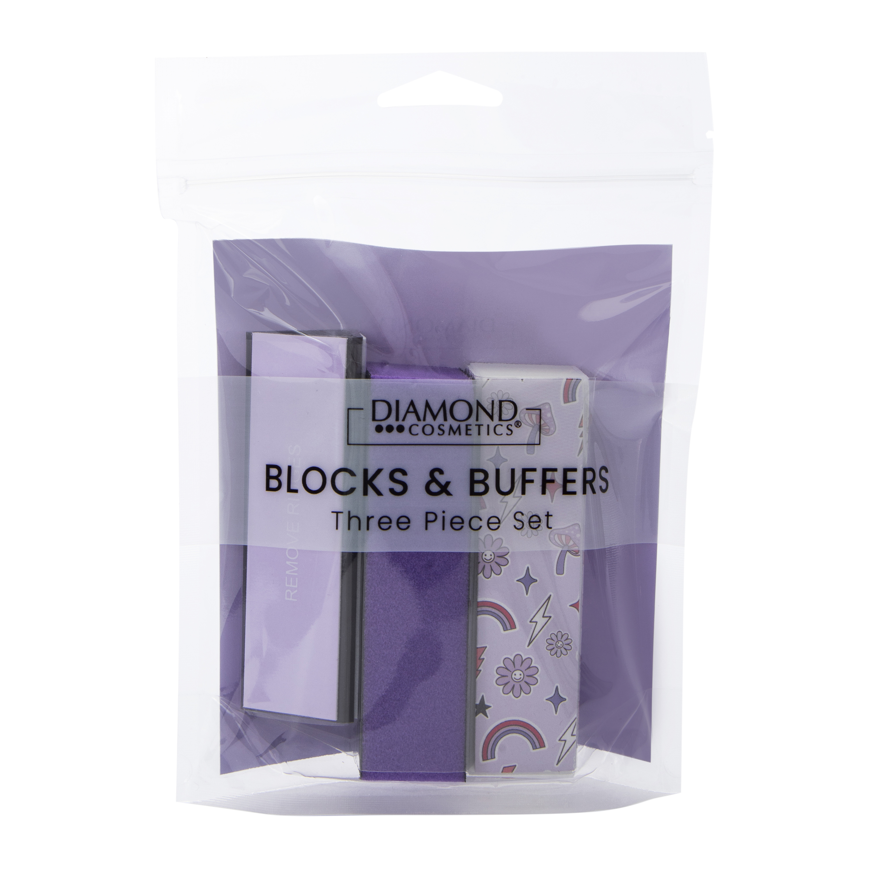 Diamond Cosmetics® Rainbow Blocks & Buffers Set 3-Piece