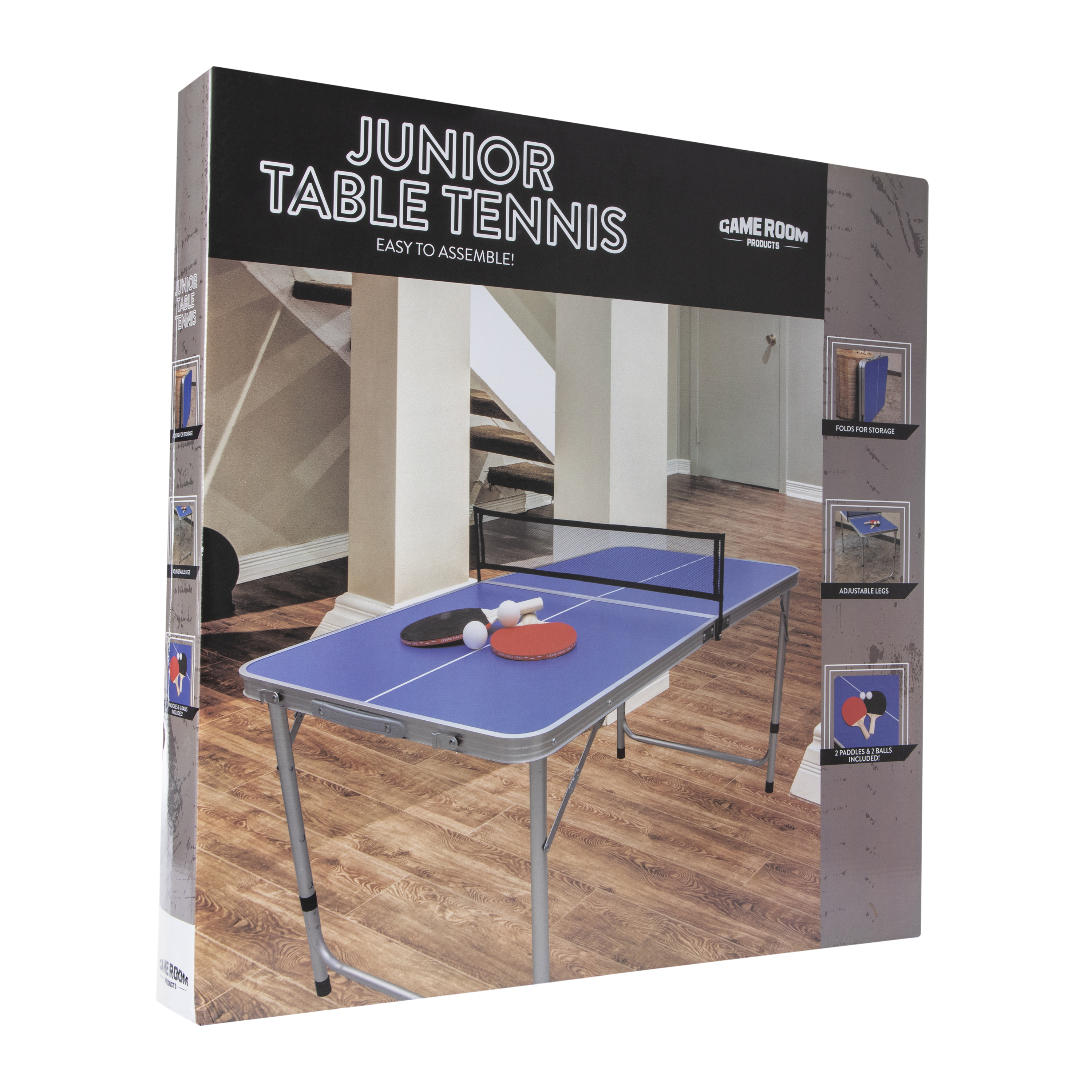 Junior Table Tennis Set With Foldable Table 48in