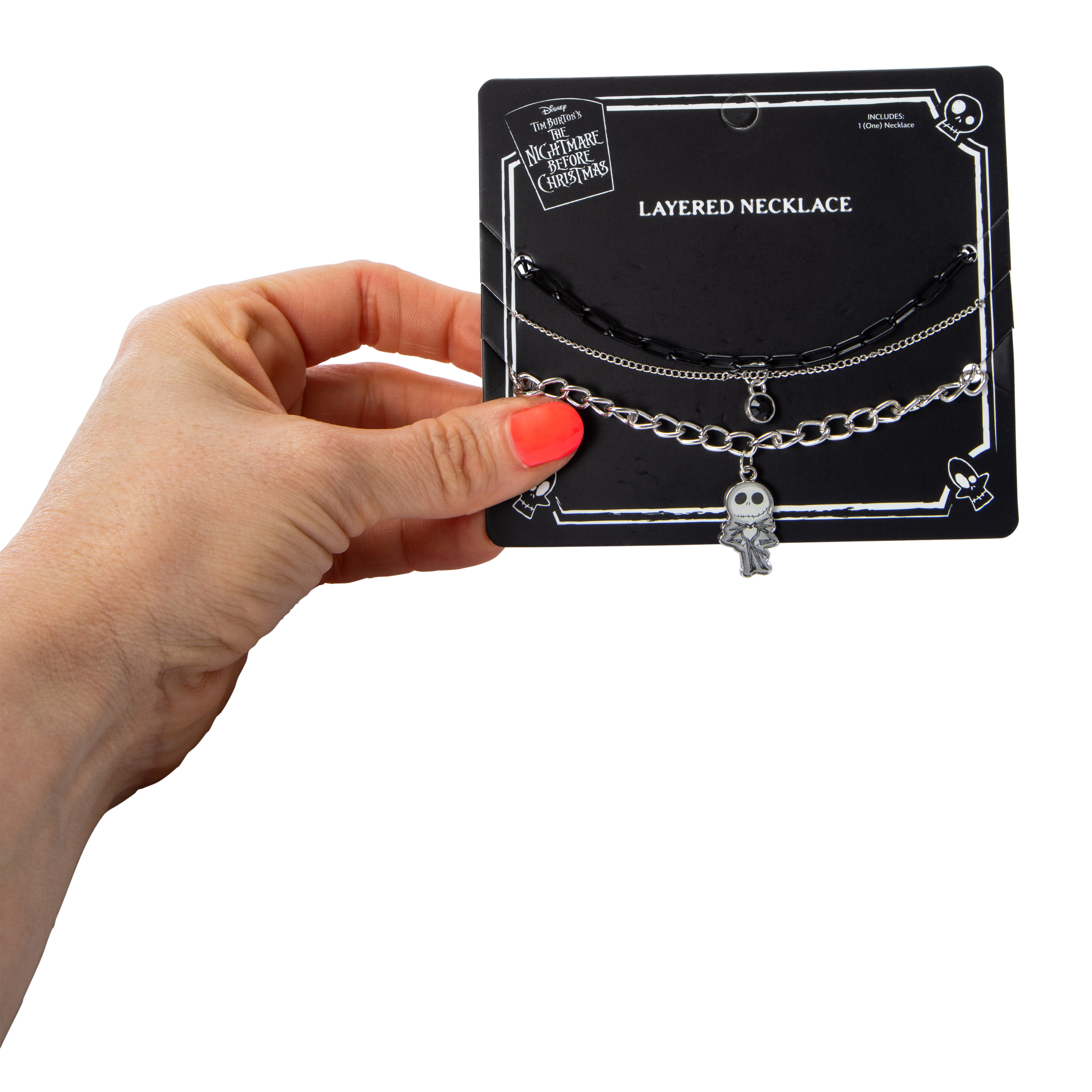 Disney Tim Burton's The Nightmare Before Christmas Layered Necklace Set