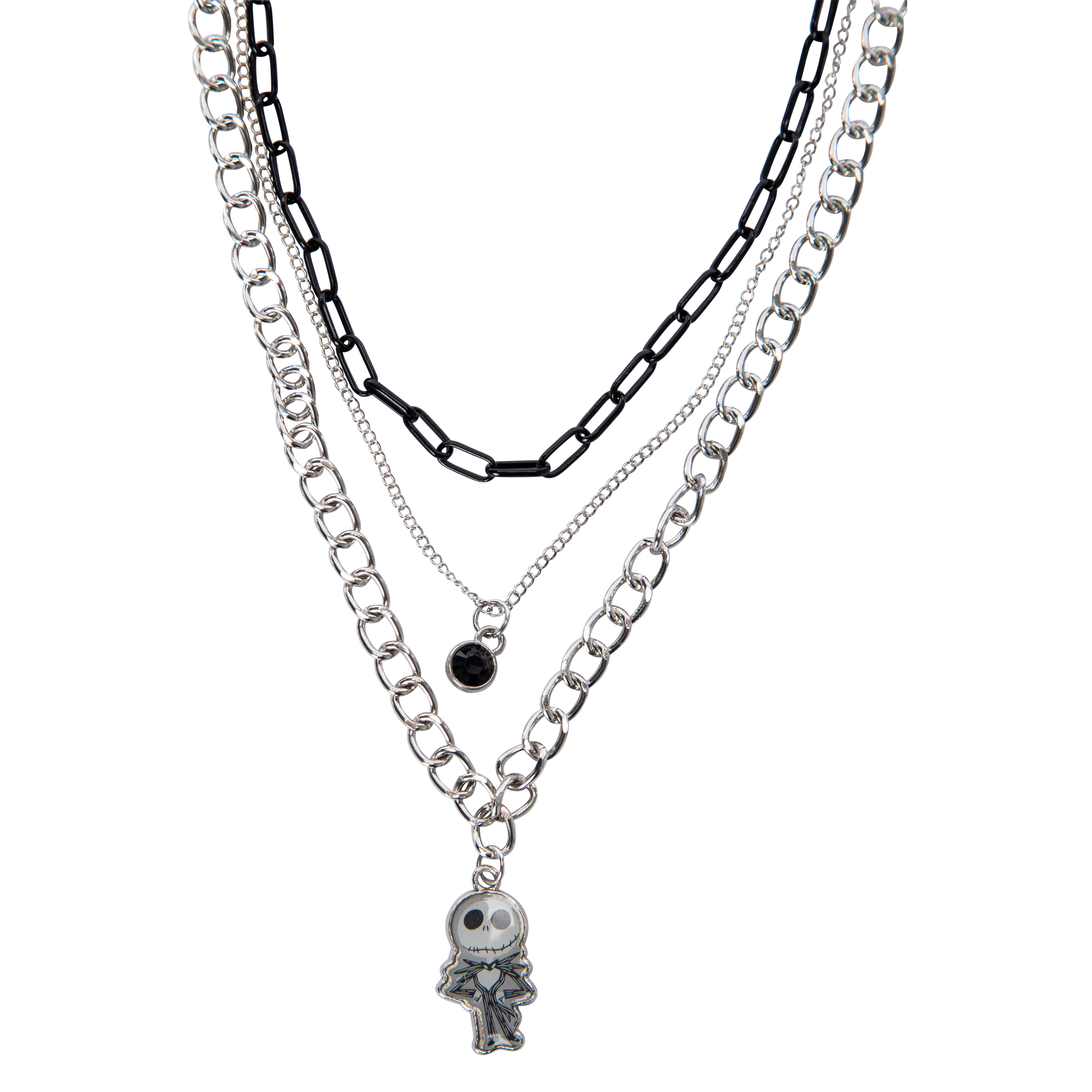 Disney Tim Burton's The Nightmare Before Christmas Layered Necklace Set