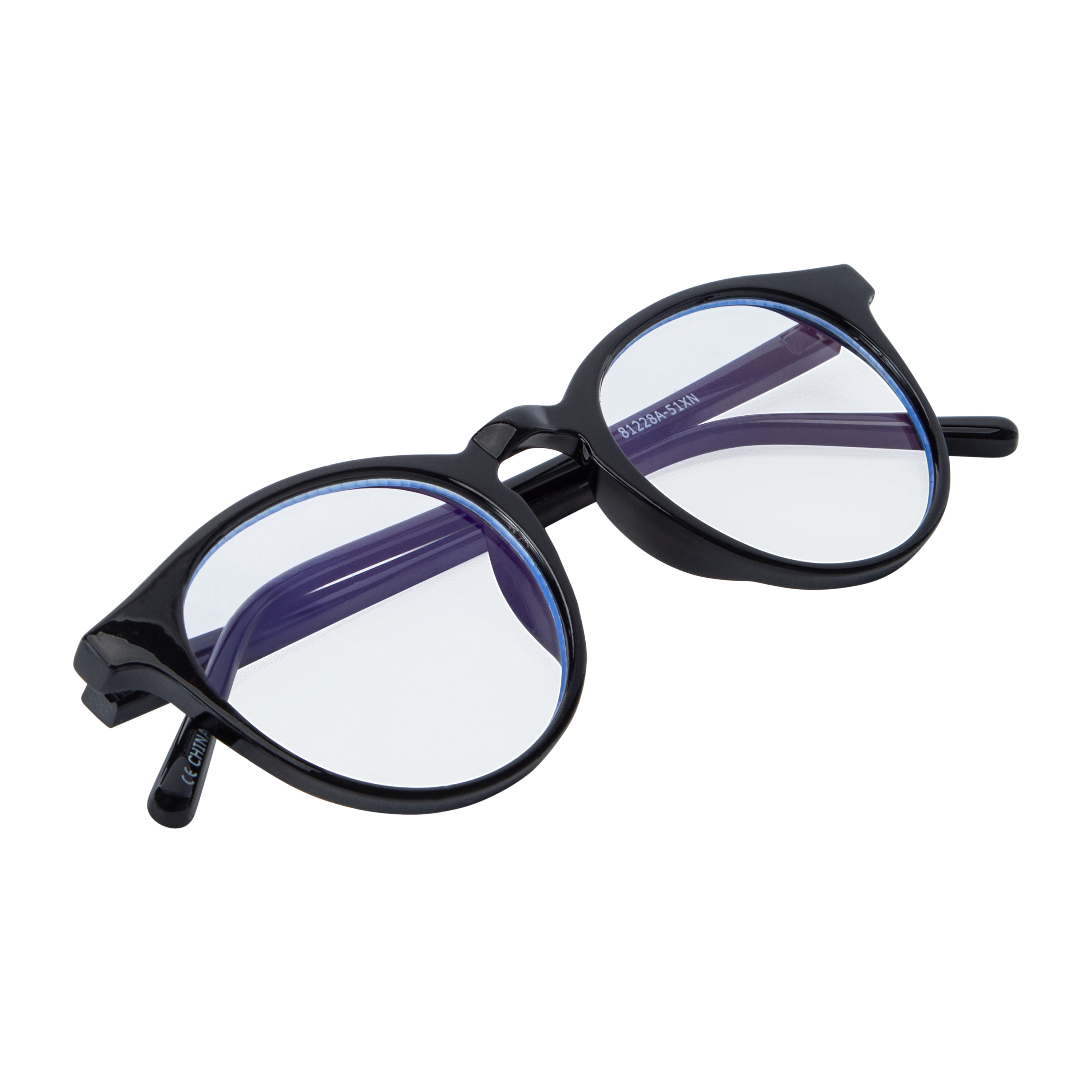 Girls Round Blue light Glasses