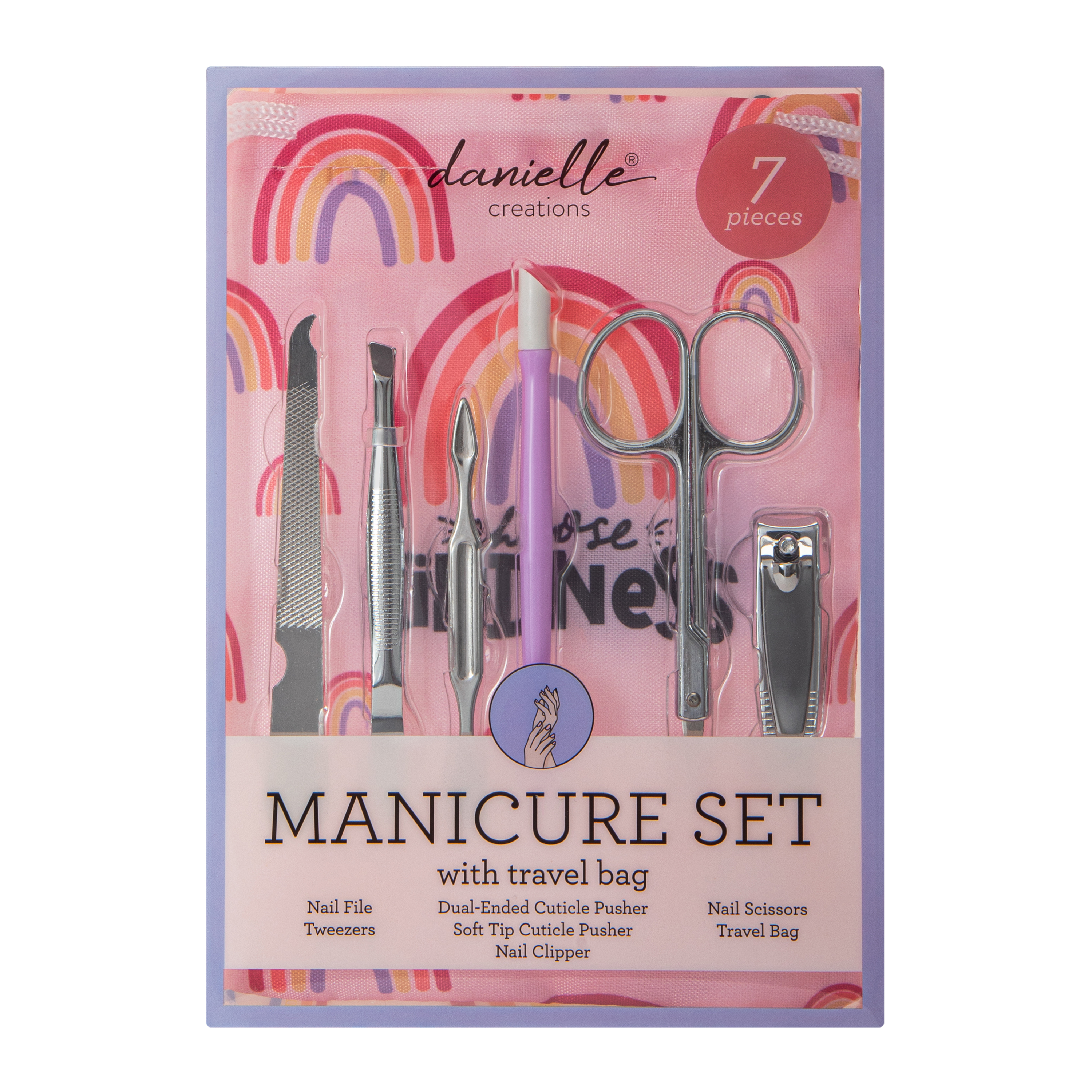 Danielle Creations® Manicure Set With Travel Bag 7-Piece | Five Below