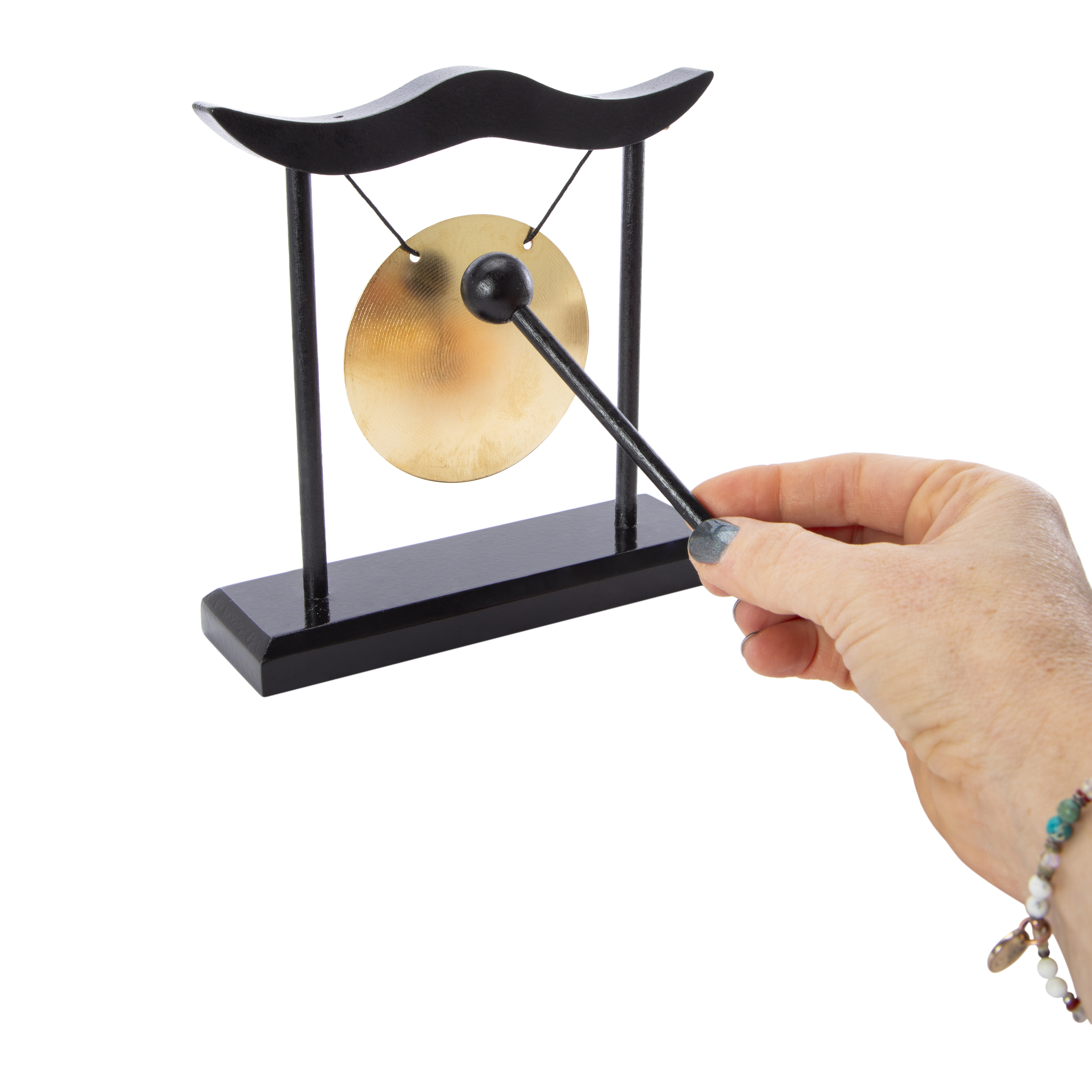 Metal Gong 6.29in x 1.92in