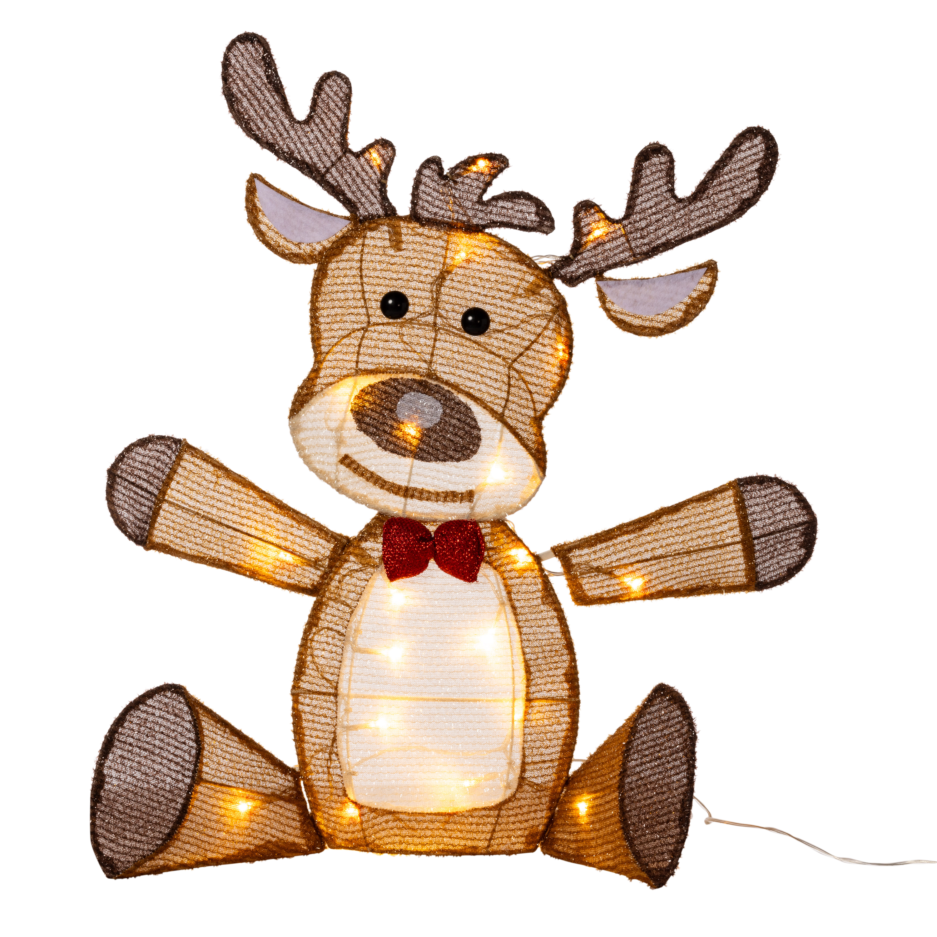 Tinsel Reindeer LED Outdoor Holiday Decor 25in | Five Below