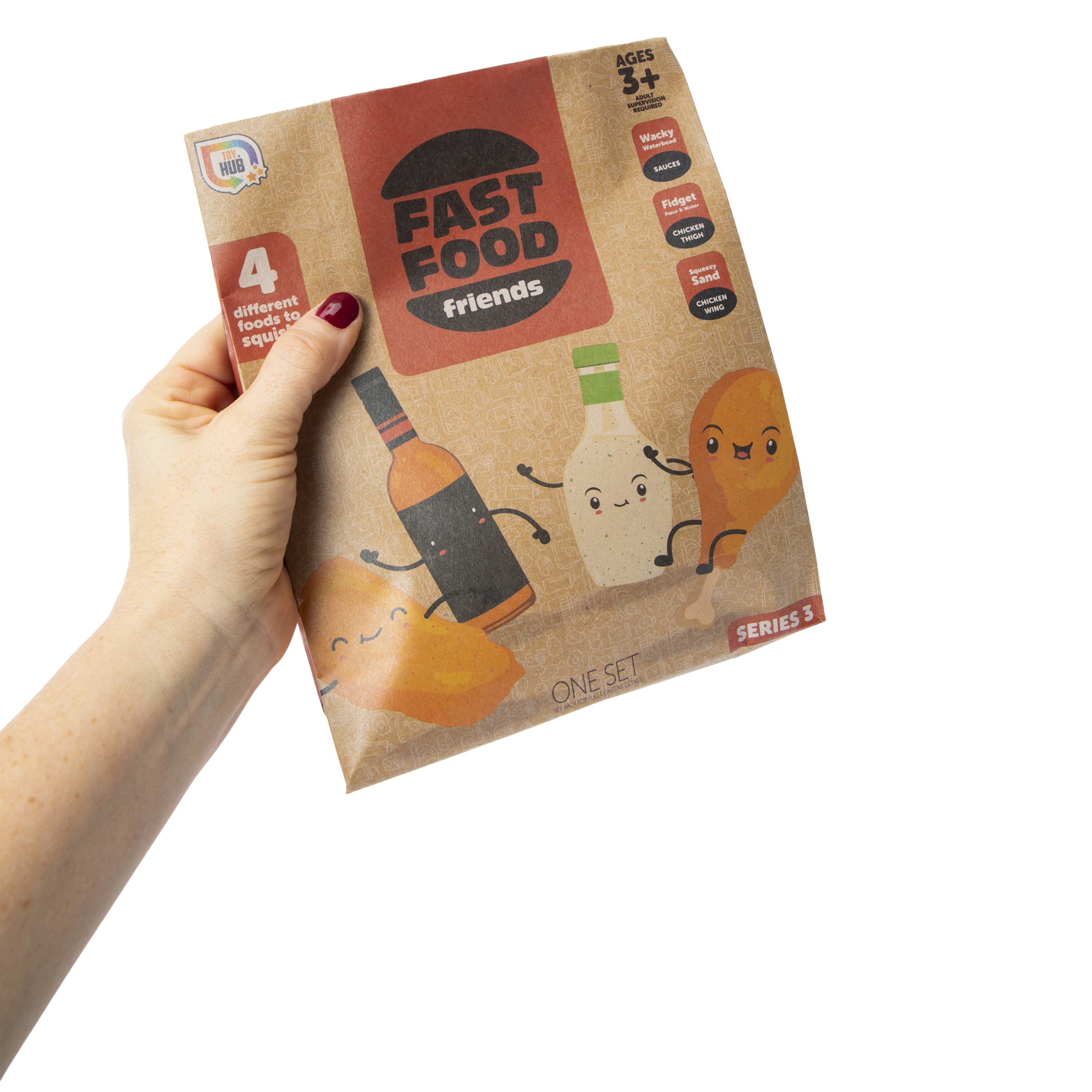 Fast Food Friends 4-Piece Squishy Toys