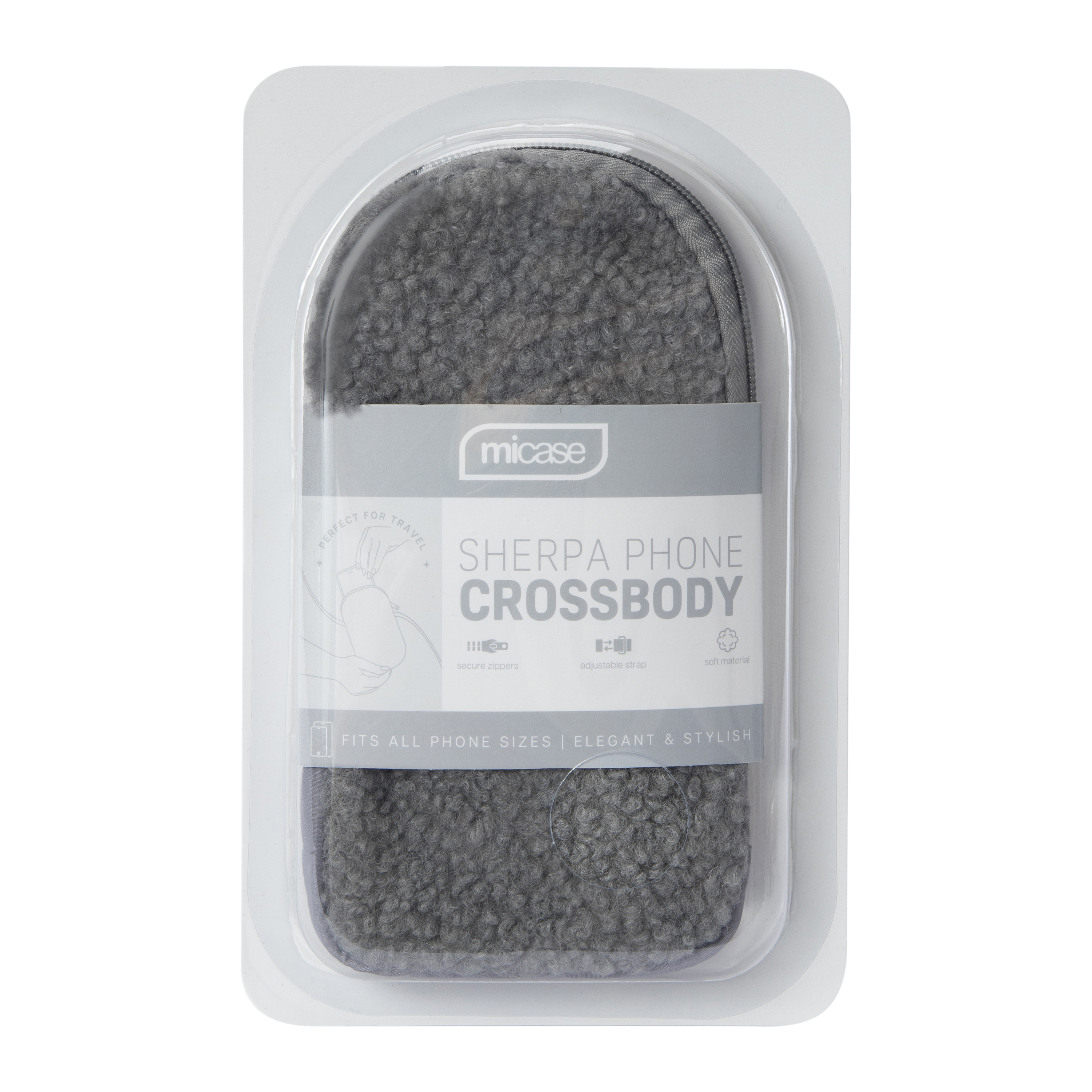Sherpa Crossbody Phone Pouch | Five Below