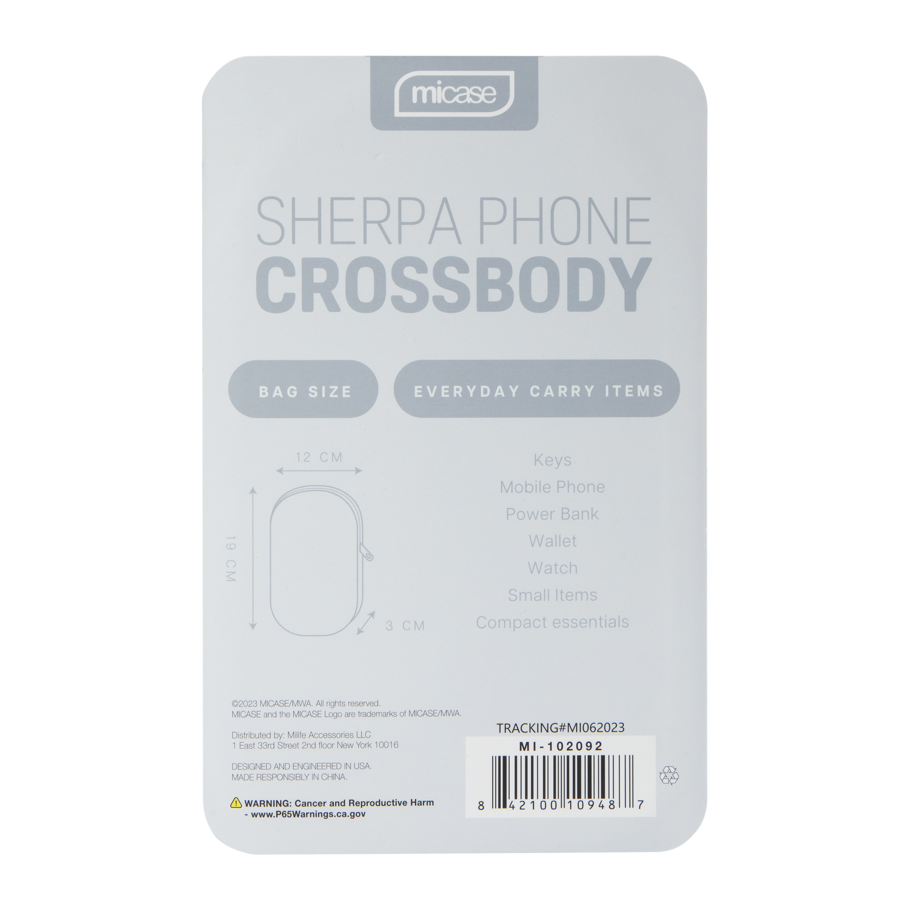 HUNT☆Wanderer Sherpa Phone Pouch - White Willow Everything Pouch - Hunting Accessories | Badlands Gear