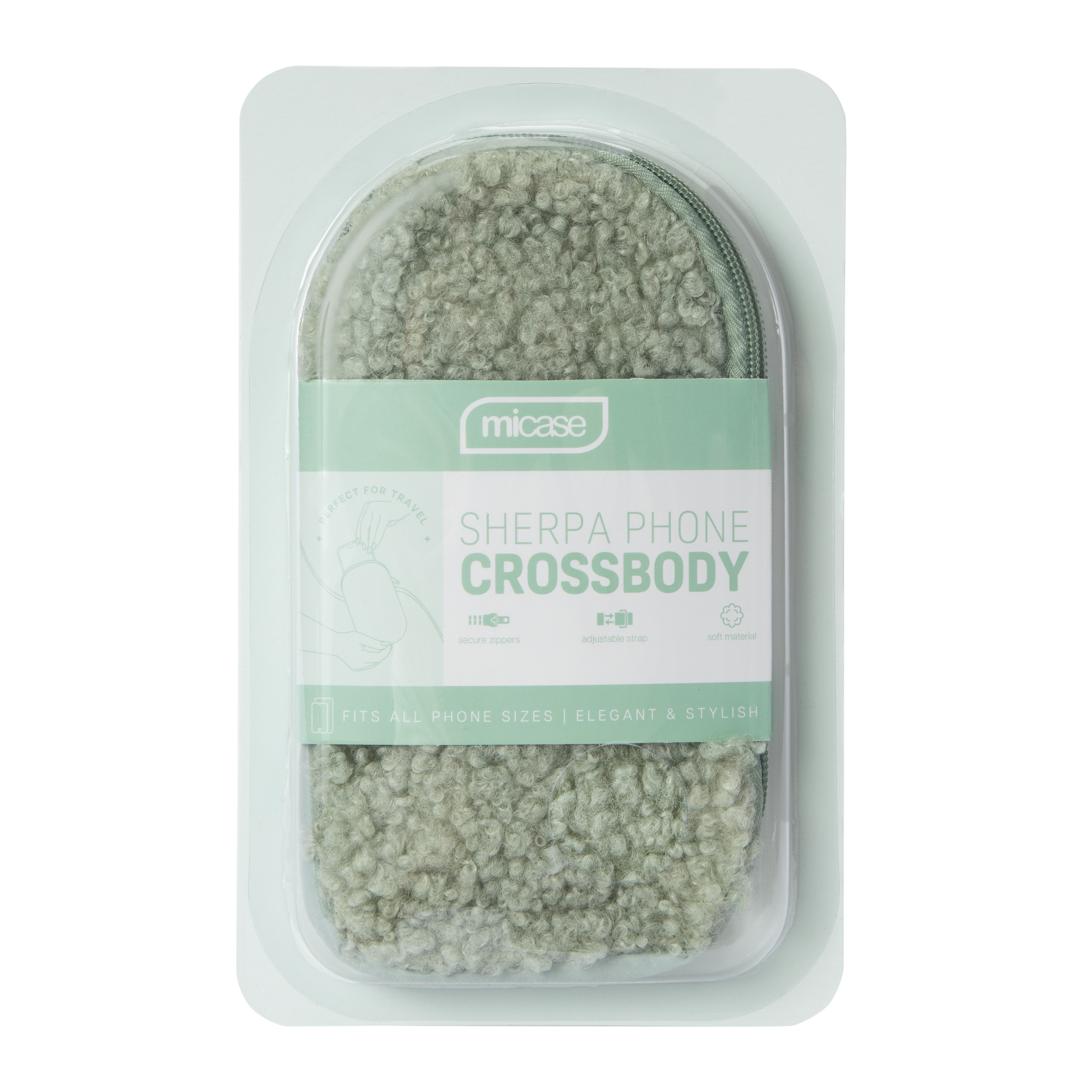 Sherpa Crossbody Phone Pouch