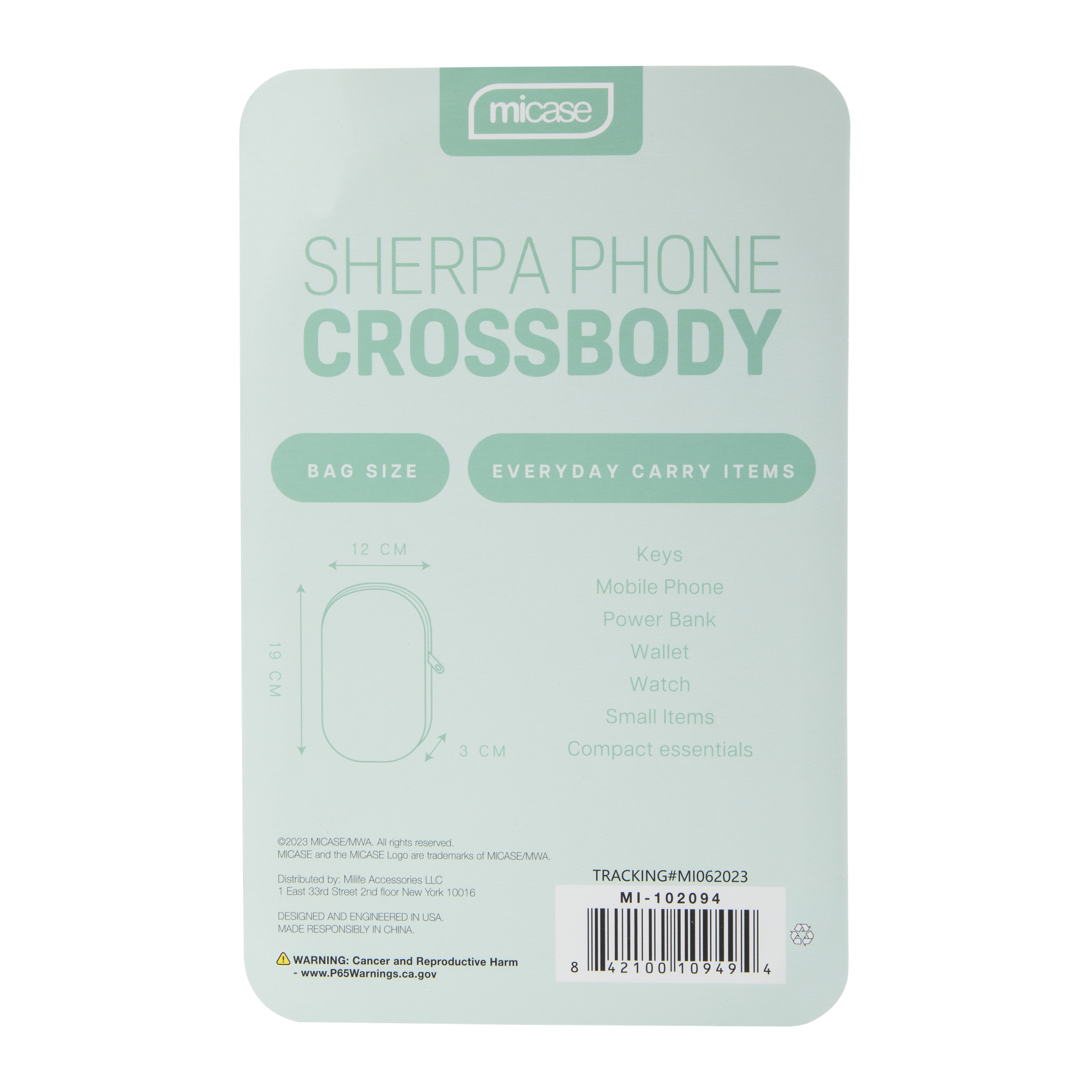 Sherpa Crossbody Phone Pouch