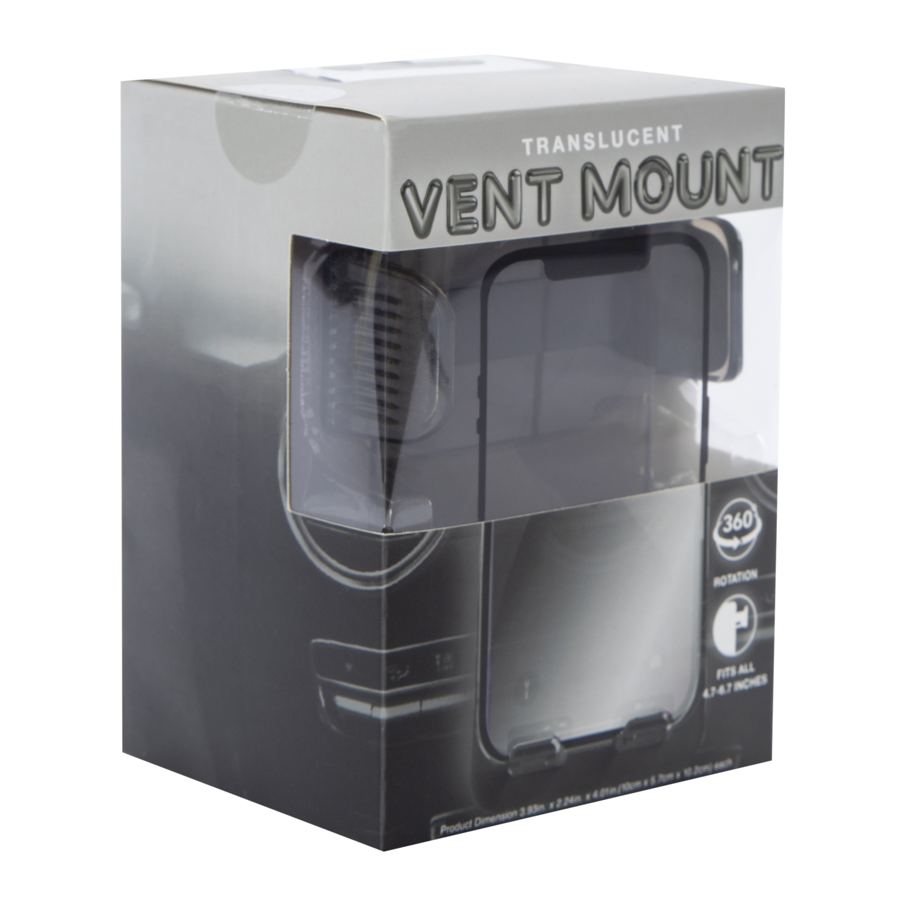 Translucent Car Vent Mount For Smartphones