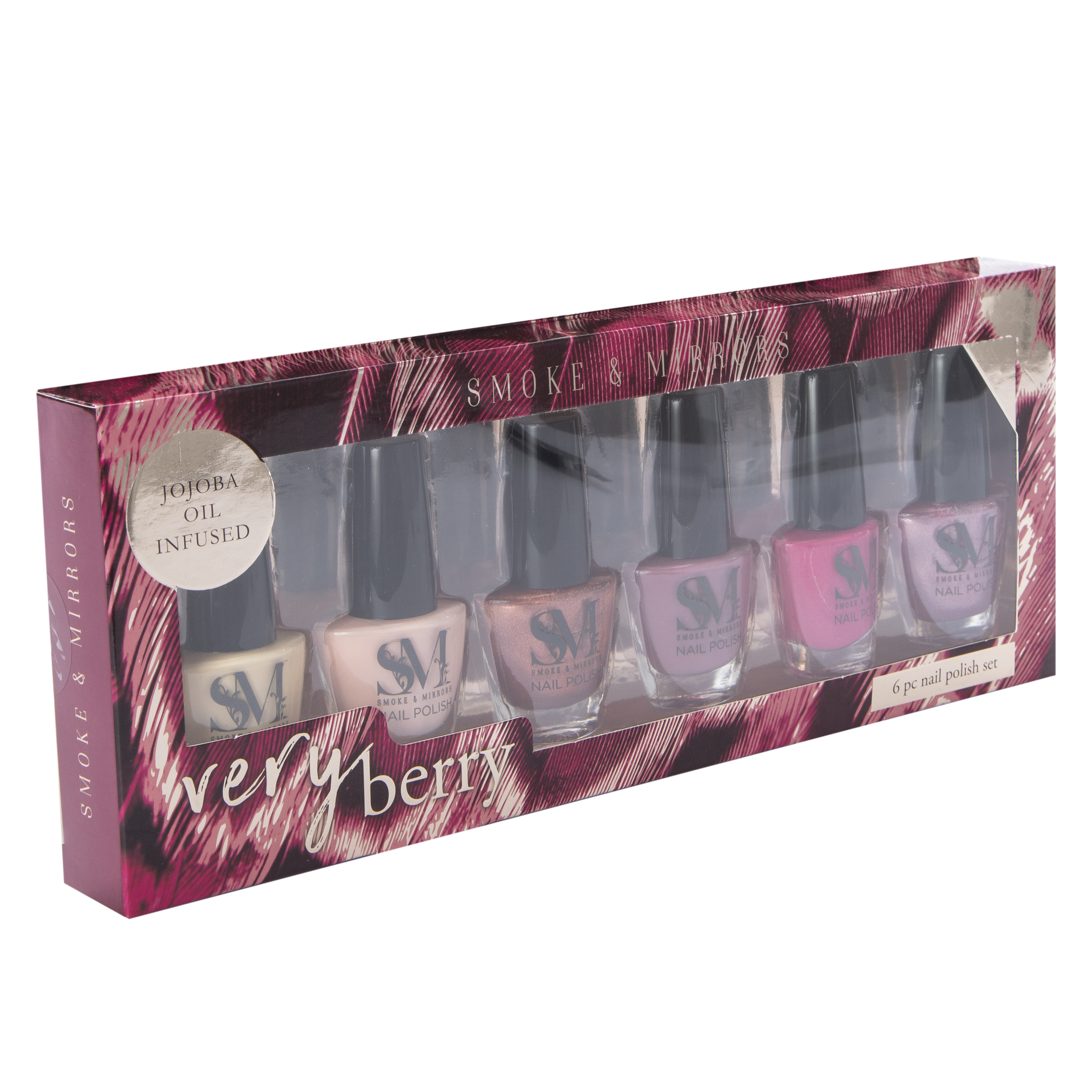 Smoke & Mirrors Very Berry Nail Polish 6-Piece Set 6-Piece Set