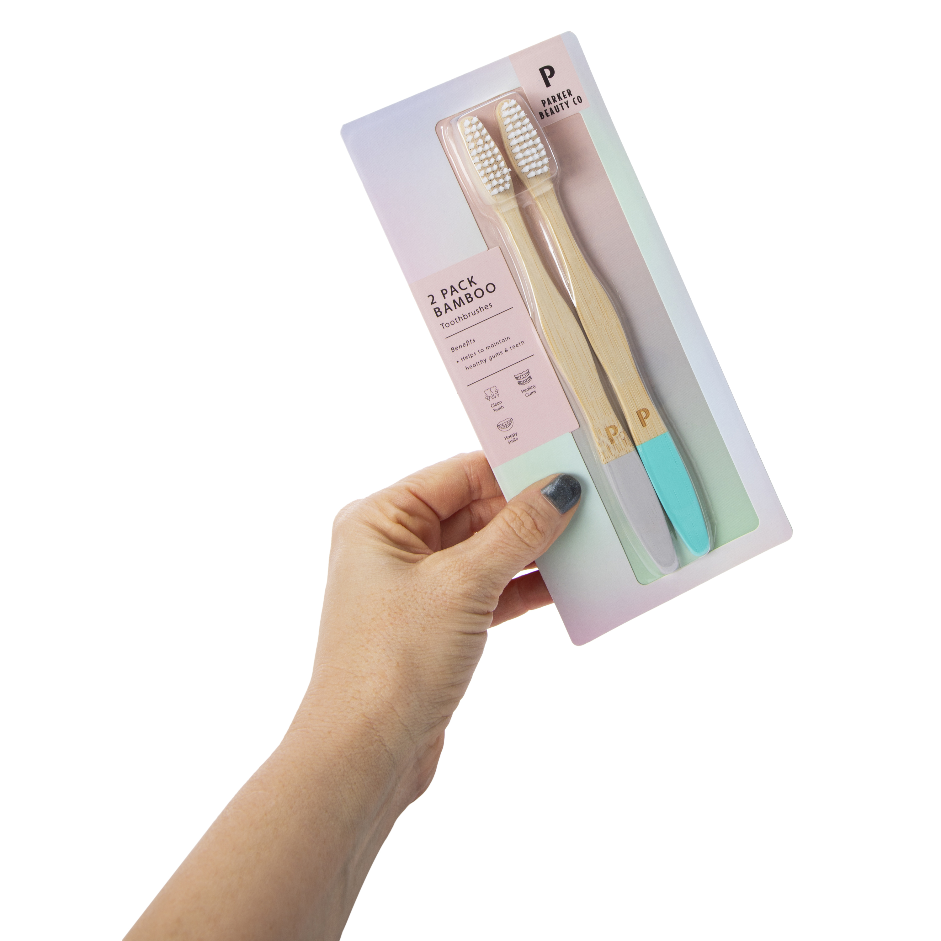 Bamboo Toothbrushes 2-Count