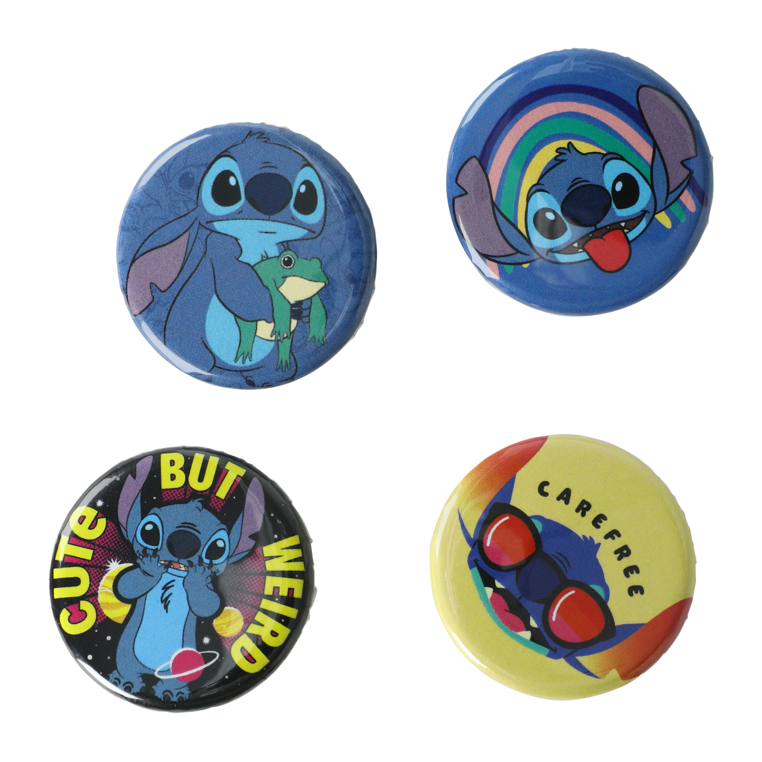 Character Button Set 4-Count