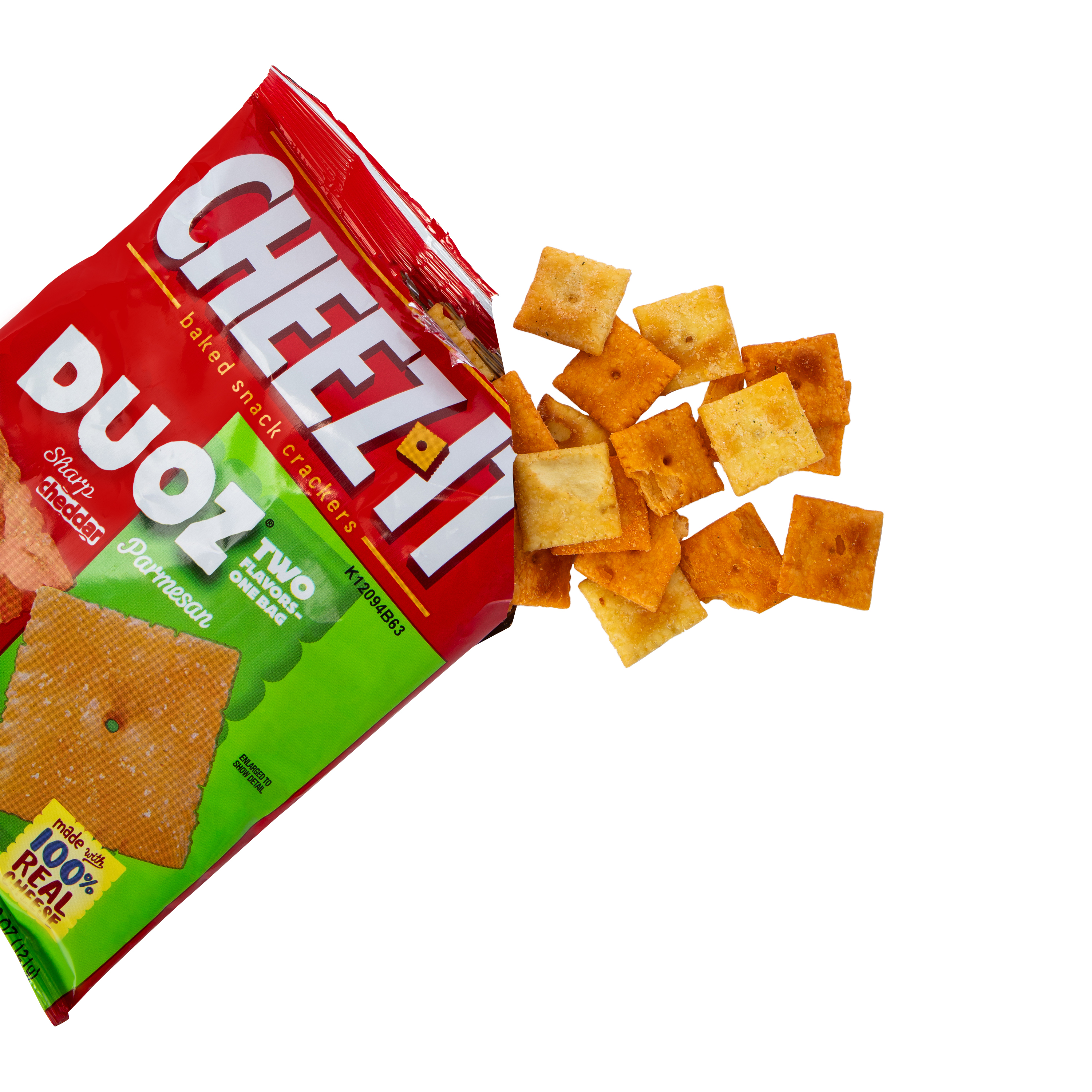 Cheez-It® Duoz Baked Snack Crackers - Sharp Cheddar & Parmesan