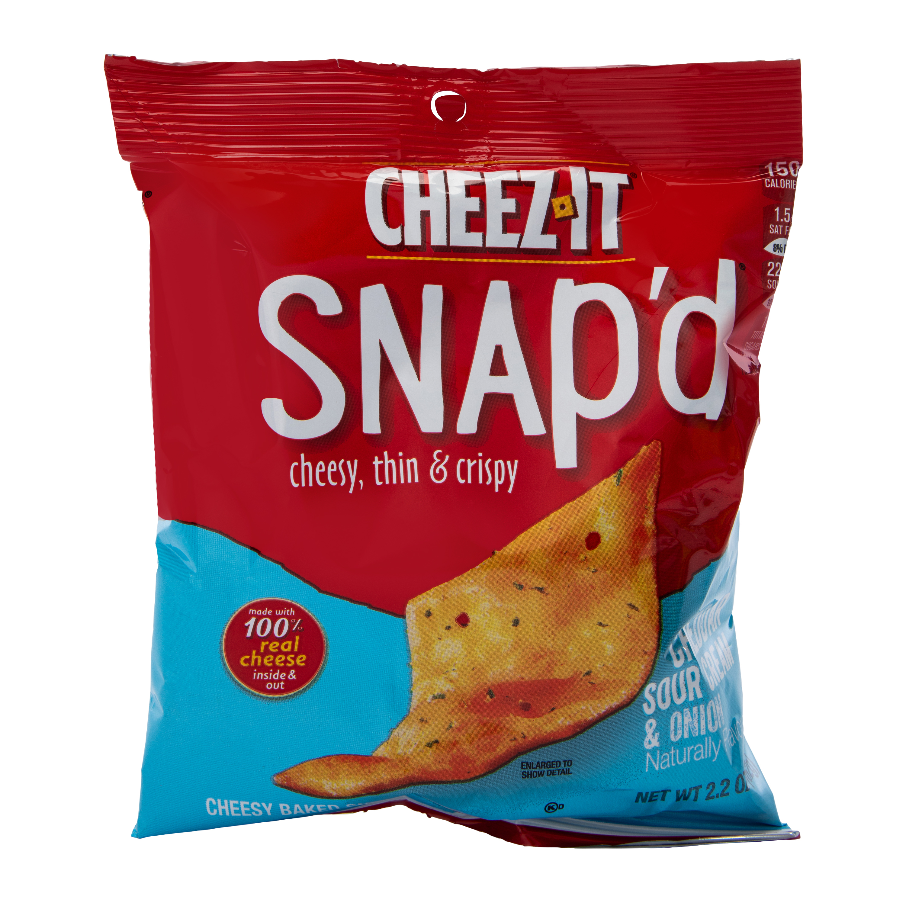 Cheez-It® Snap'd® Sour Cream & Onion Crackers 2.2oz