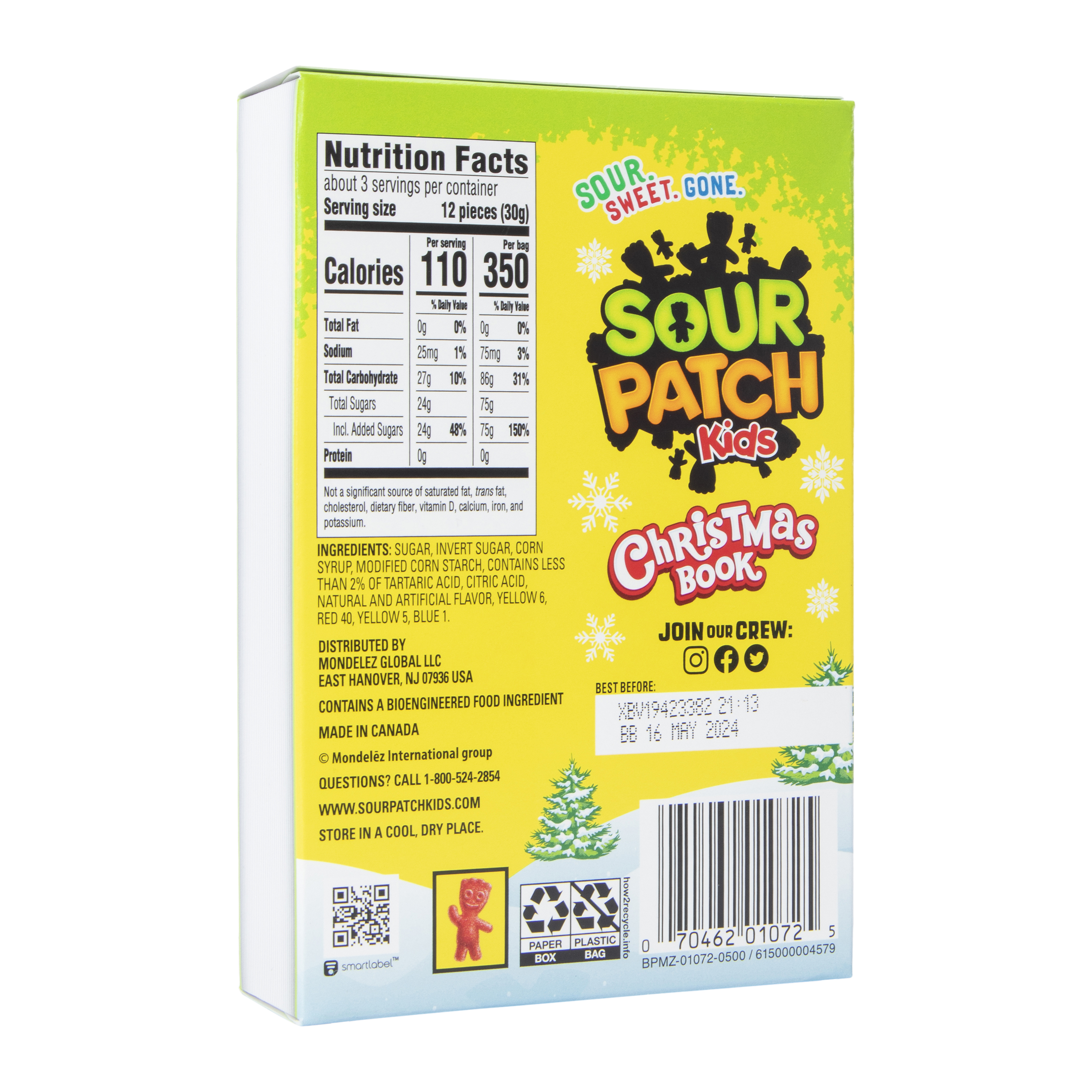 Sour Patch Kids® Christmas Book 3.4oz