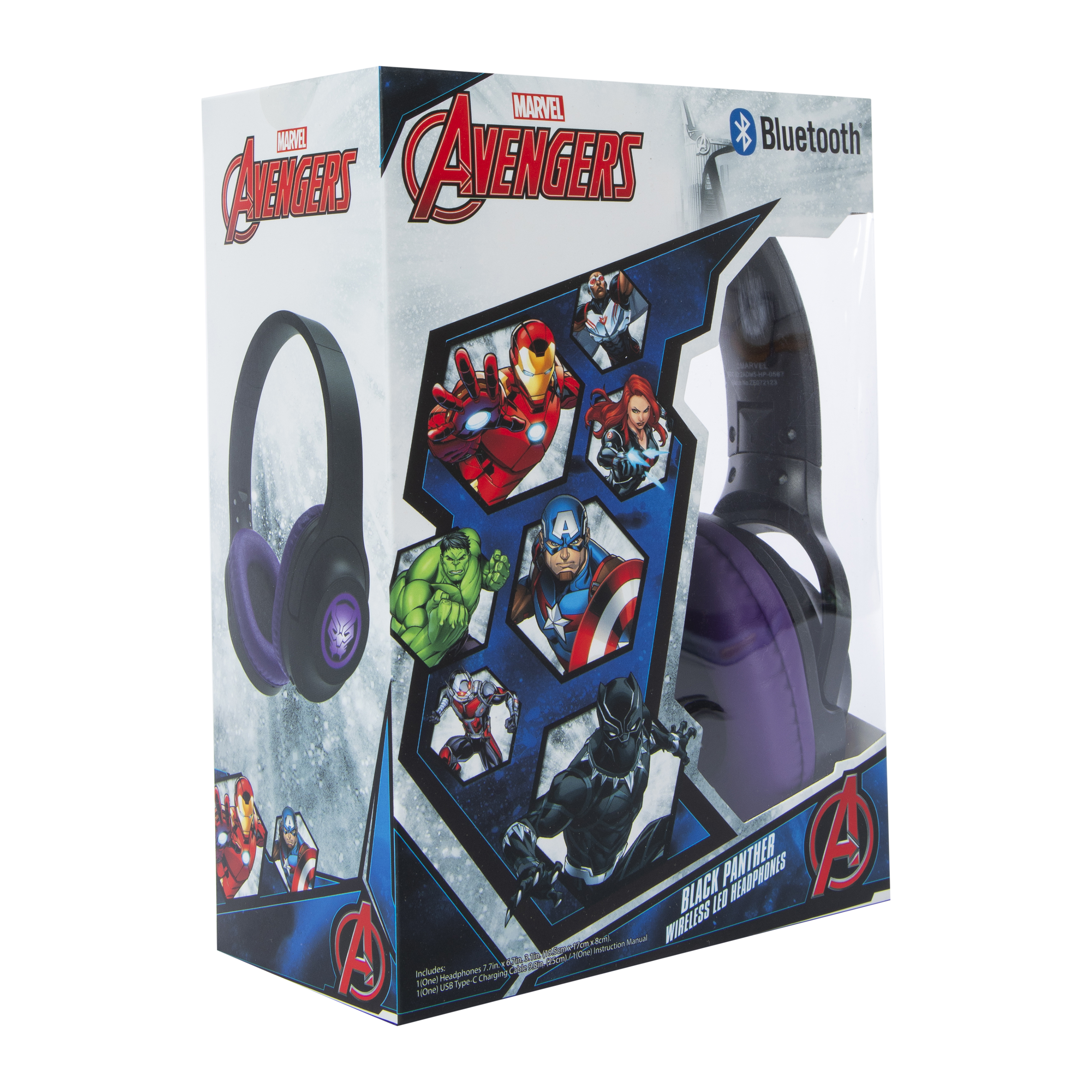 Avengers Bluetooth® Wireless LED Headphones with Mic | Five Below