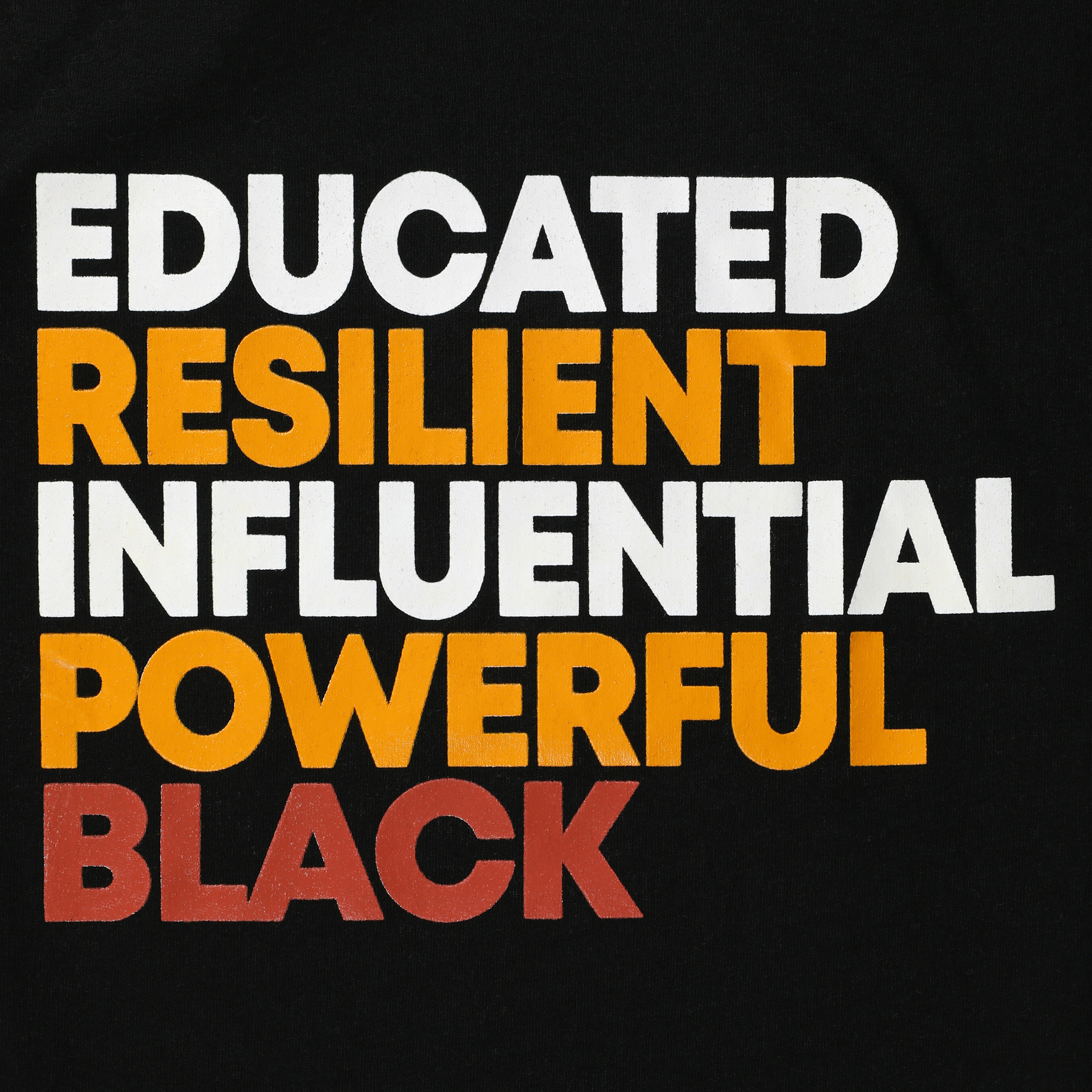 Kid's 'Educated Resilient Influential Powerful Black' Graphic Tee