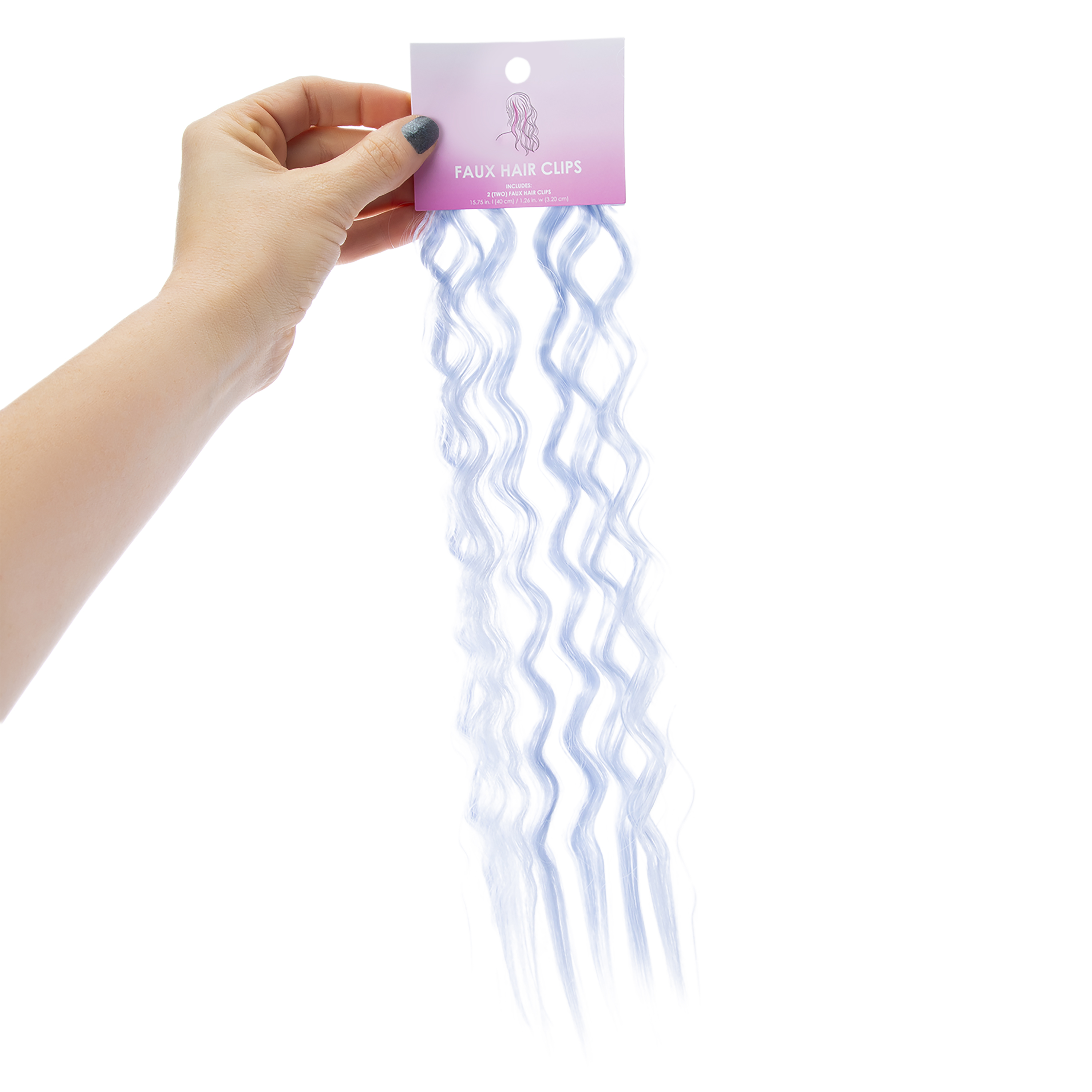 Clip-in Faux Hair Extensions 2-Count