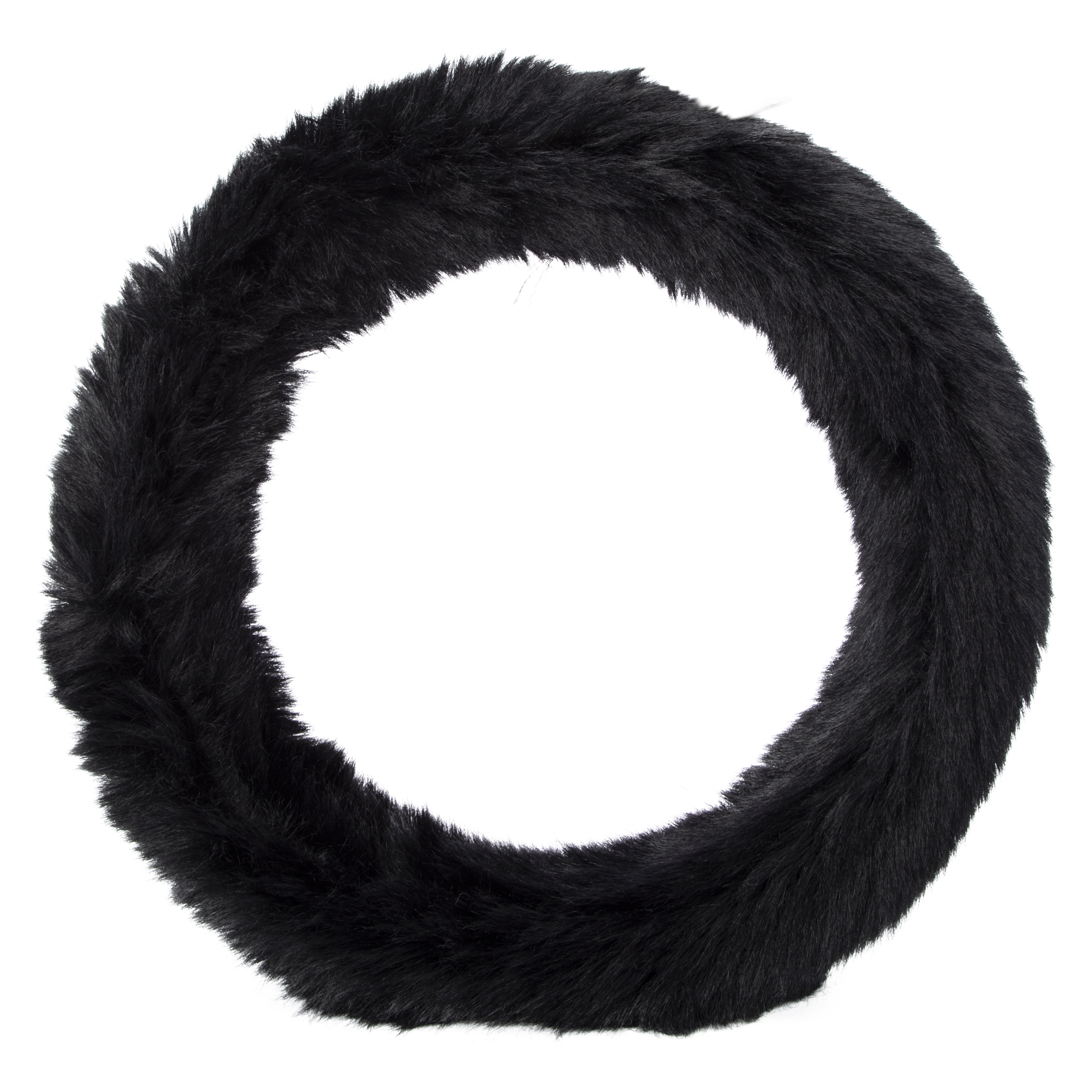 Faux Fur Steering Wheel Cover 15.7in